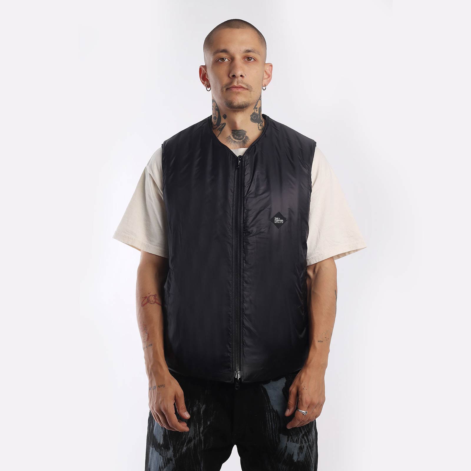 Мужской жилет Hombre Nino Corona Deep Freeze Simple Vest (0222-JK0001-black)  - цена, описание, фото 3