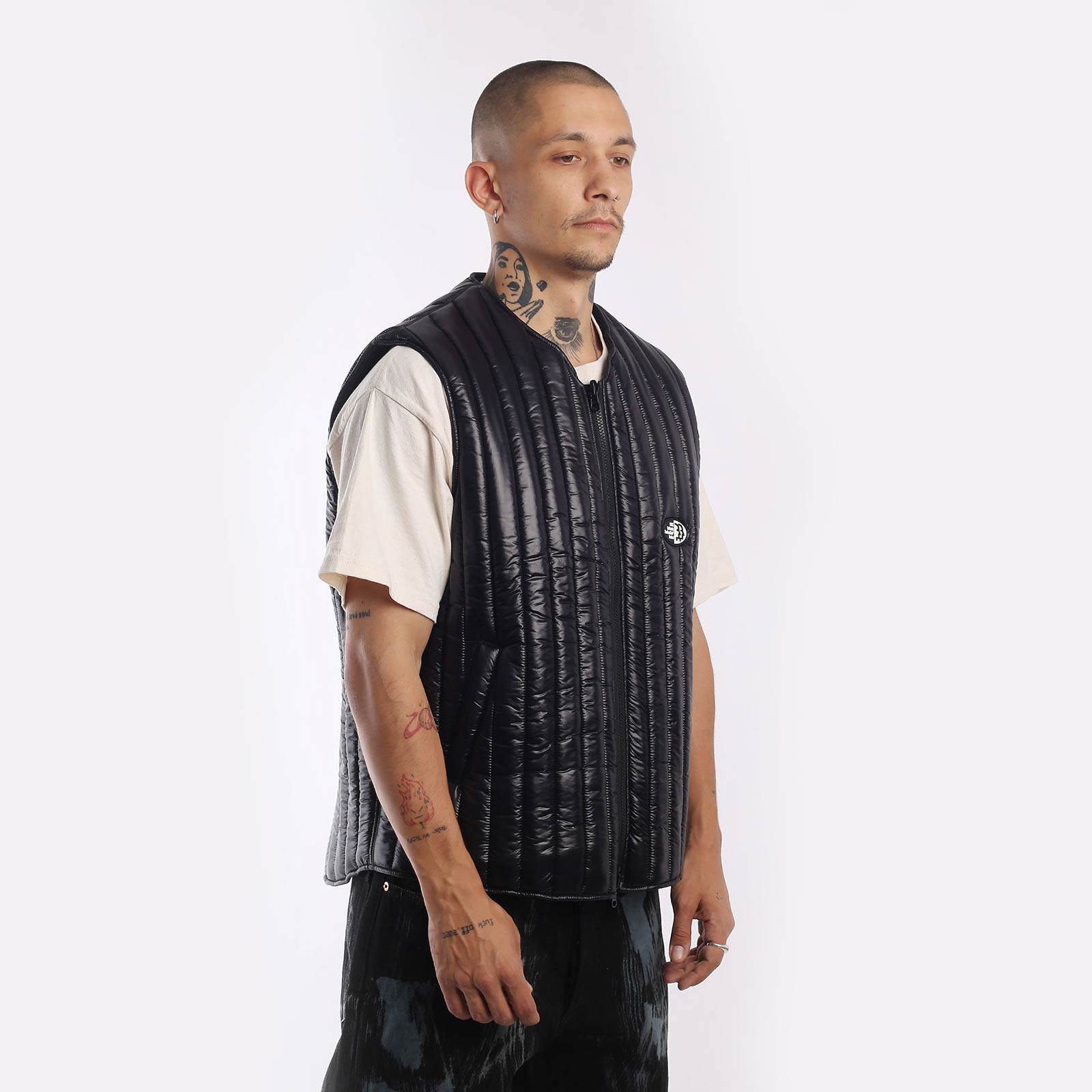 Мужской жилет Hombre Nino Corona Deep Freeze Simple Vest (0222-JK0001-black)  - цена, описание, фото 5