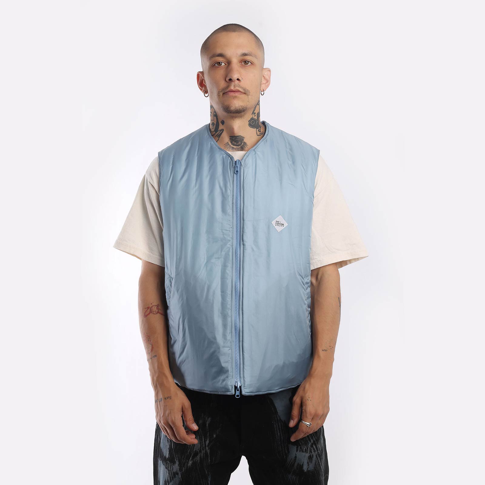 Мужской жилет Hombre Nino Corona Deep Freeze Simple Vest (0222-JK0001-blue)  - цена, описание, фото 3