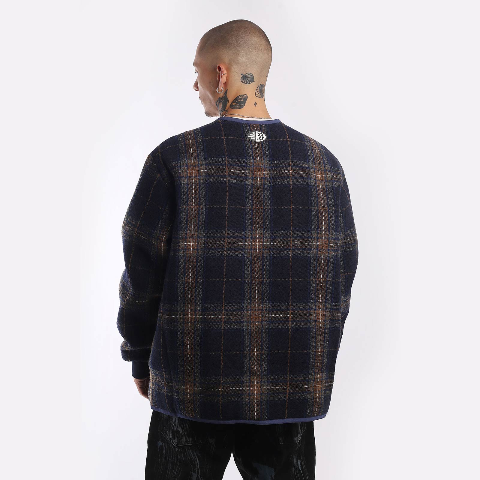 Мужская куртка Hombre Nino Quilting Jacket (0222-JK0004-navy)  - цена, описание, фото 2