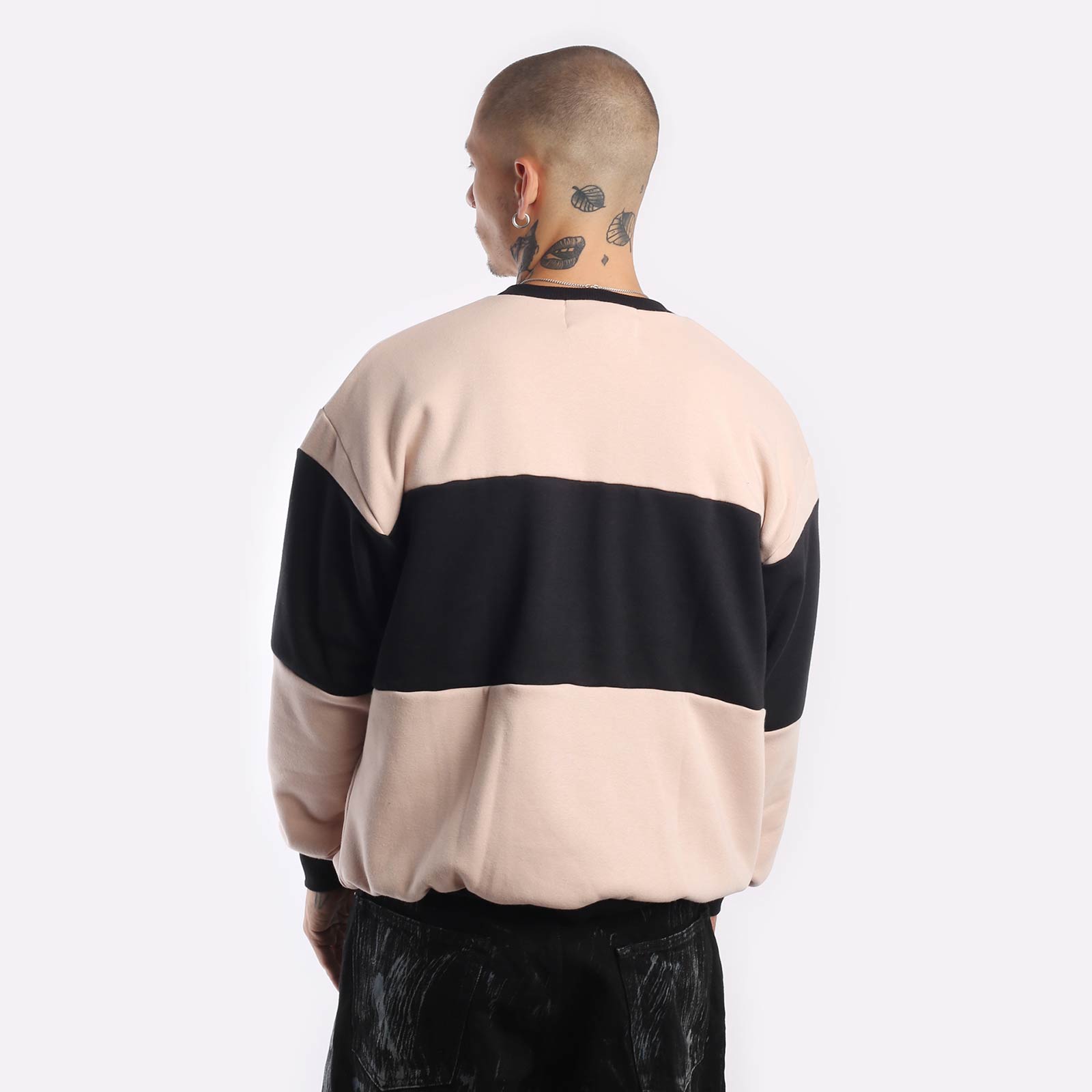 Мужская толстовка Hombre Nino Reversible Crew Neck (0222-CT0005-pink)  - цена, описание, фото 2
