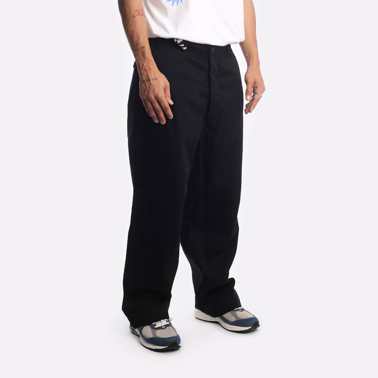 Мужские брюки Hombre Nino Chino Pants (0231-PT0003-black)  - цена, описание, фото 3