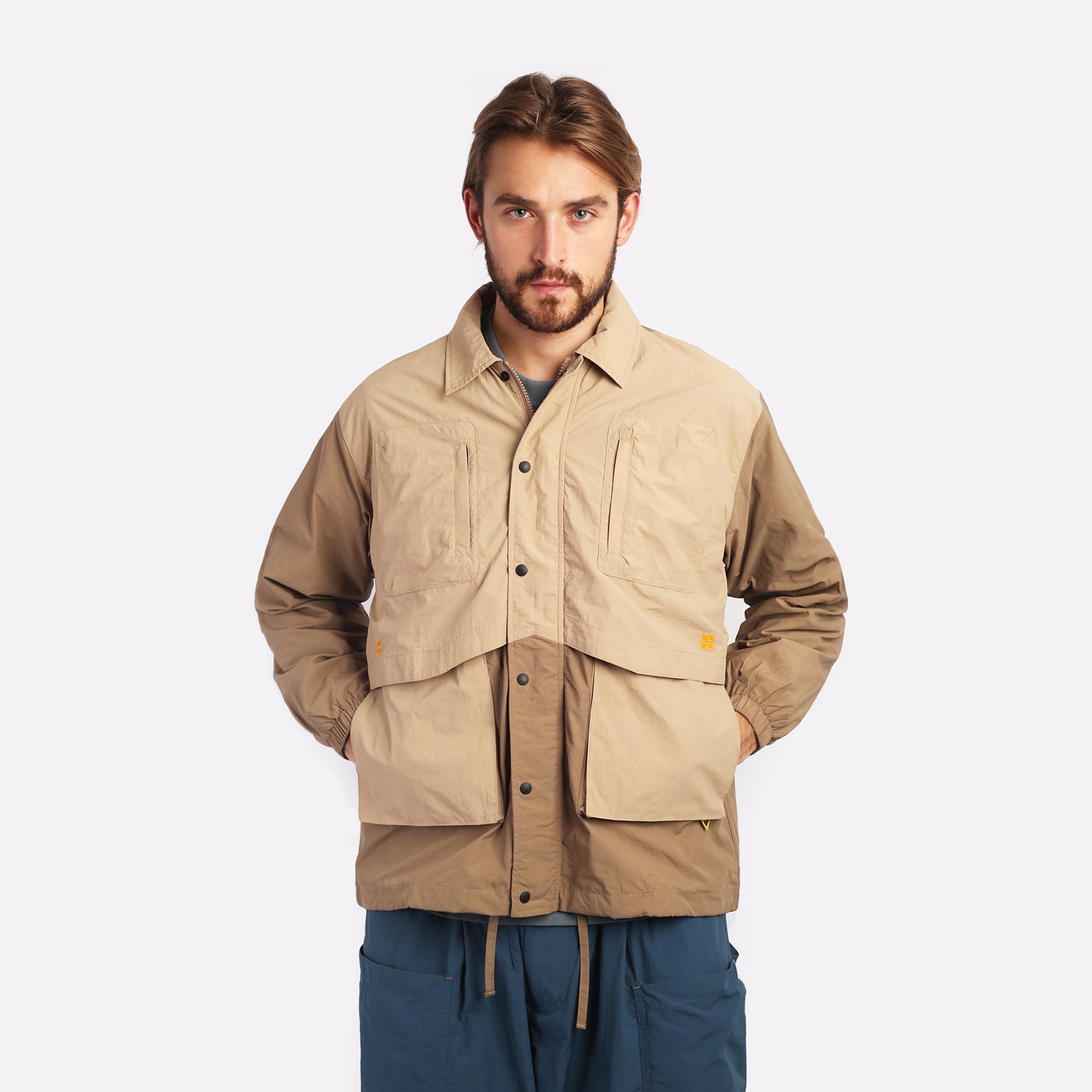Мужская толстовка Futuremade Studio All Purpose Coach Jacket (FW23-JAC-017-BR)  - цена, описание, фото 4