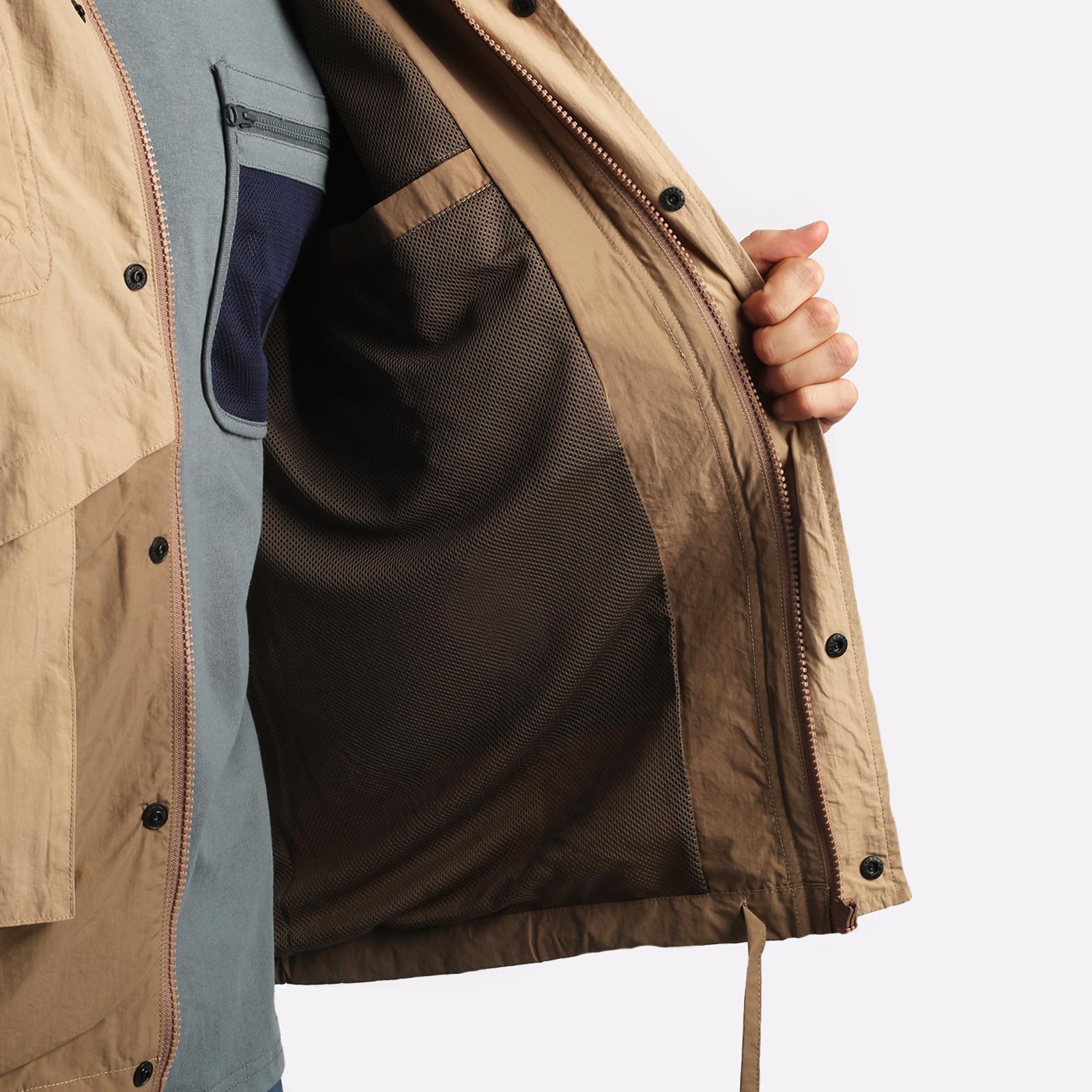 Мужская толстовка Futuremade Studio All Purpose Coach Jacket (FW23-JAC-017-BR)  - цена, описание, фото 5