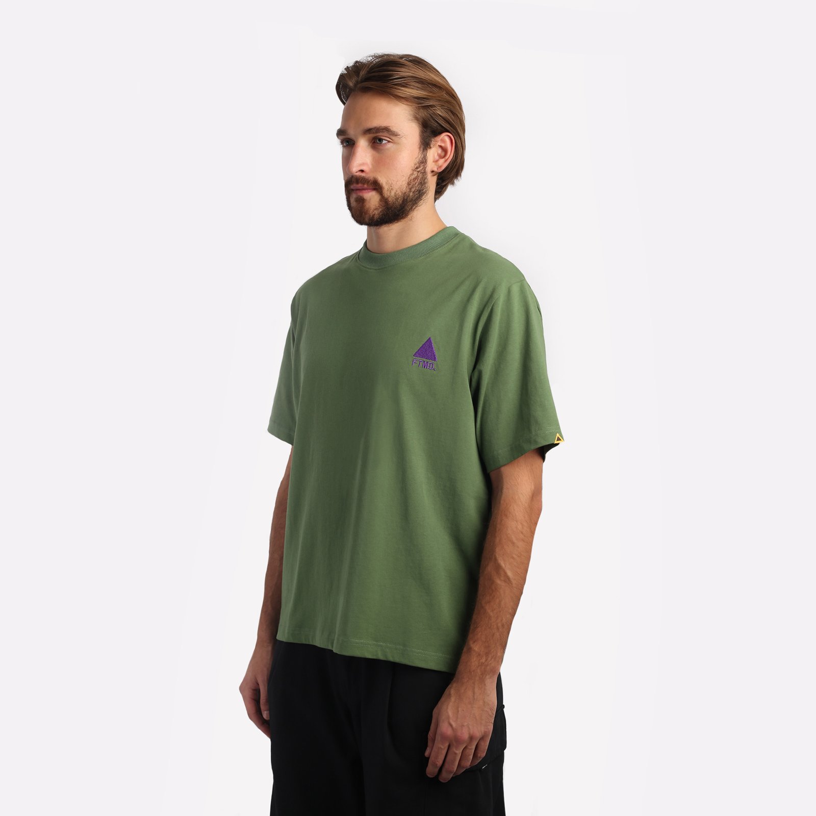 Мужская мужская футболка Futuremade Studio Futuremade Studio FTMD. Logo Tee (FW23-TEE-030-GR)  - цена, описание, фото 3