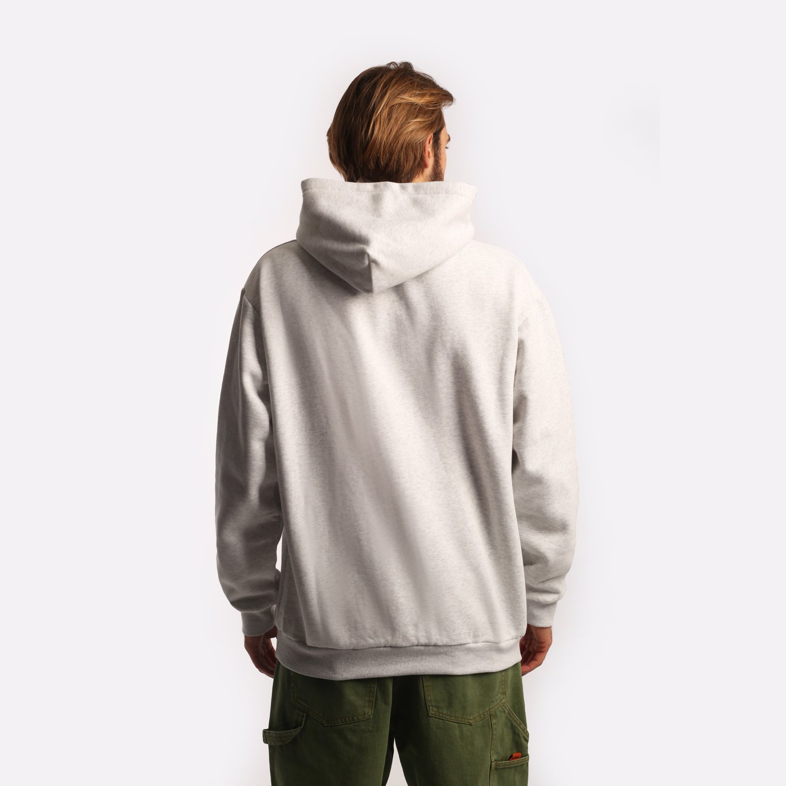 Мужская мужская толстовка Butter Goods Butter Goods Windflowers Embroidered (HOOD ASH GREY)  - цена, описание, фото 2