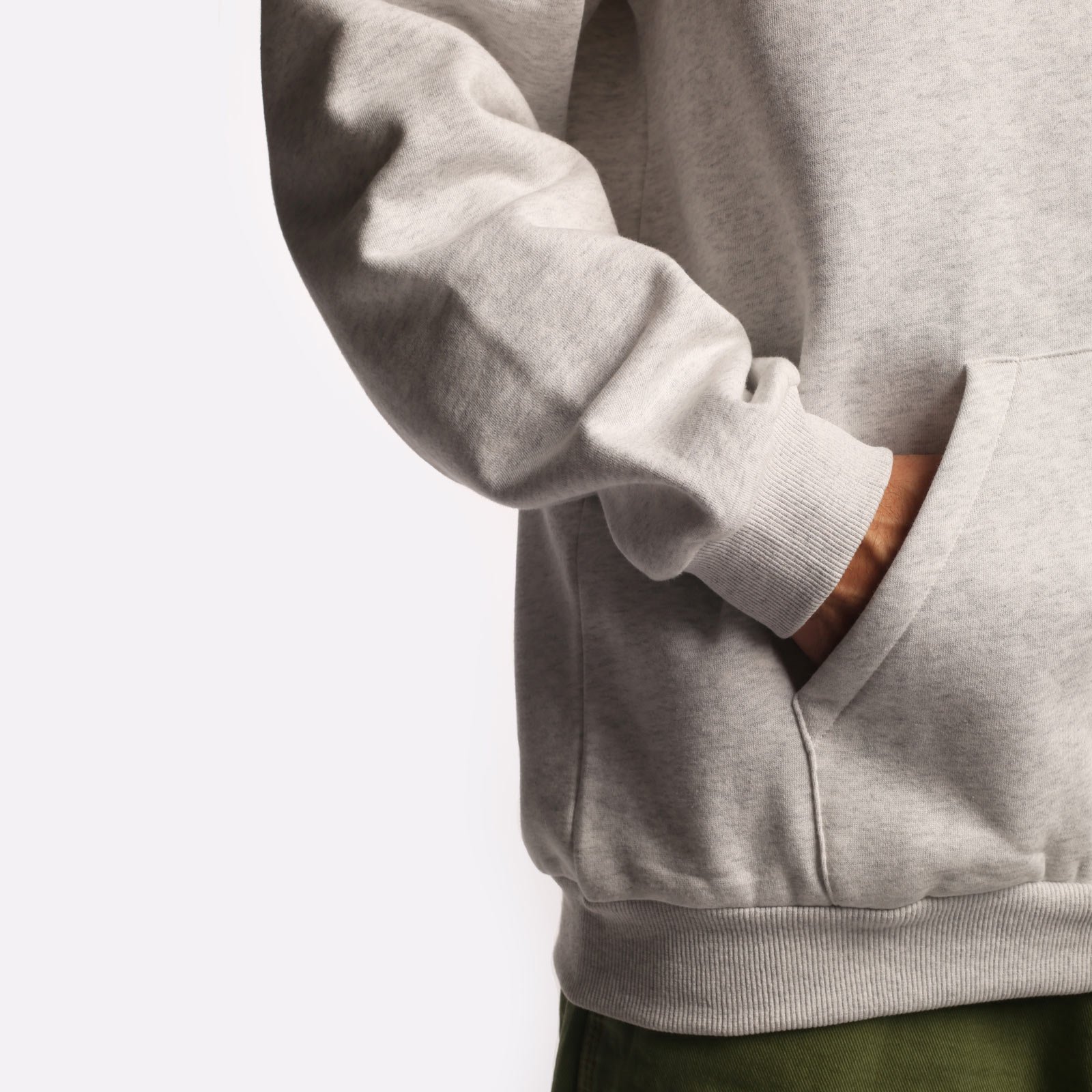 Мужская мужская толстовка Butter Goods Butter Goods Windflowers Embroidered (HOOD ASH GREY)  - цена, описание, фото 4