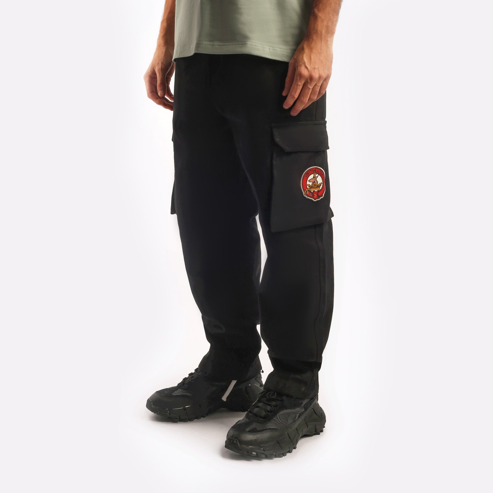 Мужские мужские брюки Butter Goods Butter Goods Marshall Cargo Pants (CARGO PANTS BLACK)  - цена, описание, фото 3