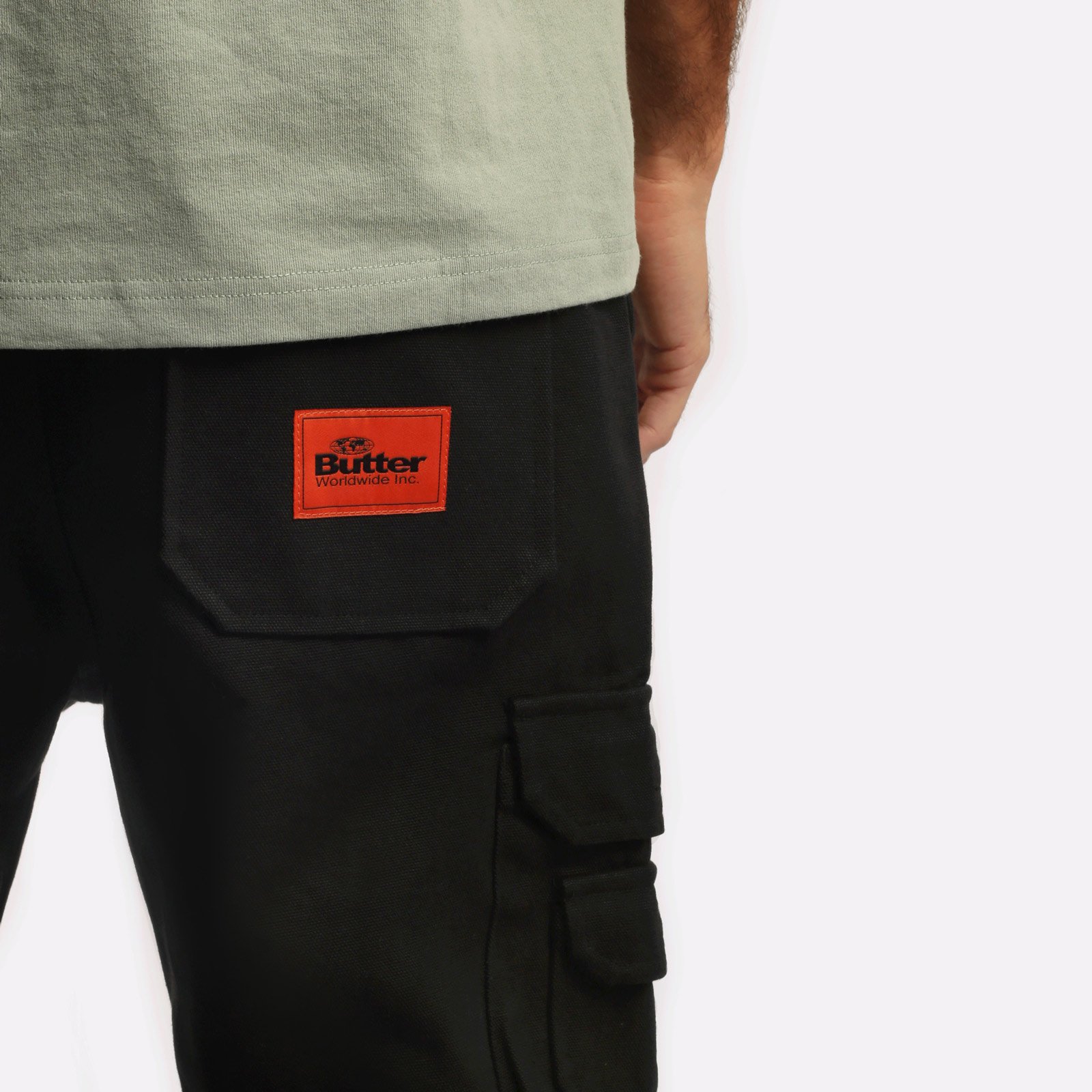 Мужские мужские брюки Butter Goods Butter Goods Marshall Cargo Pants (CARGO PANTS BLACK)  - цена, описание, фото 5