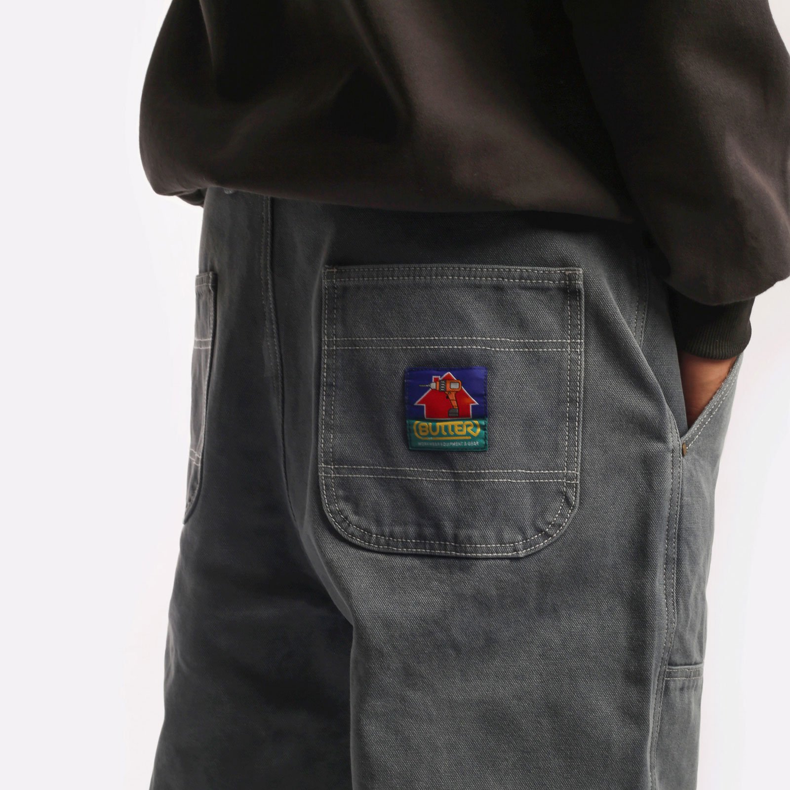 Мужские мужские брюки Butter Goods Butter Goods Knee Pants (Knee Pants Slate) (KNEE PANTS SLATE)  - цена, описание, фото 4