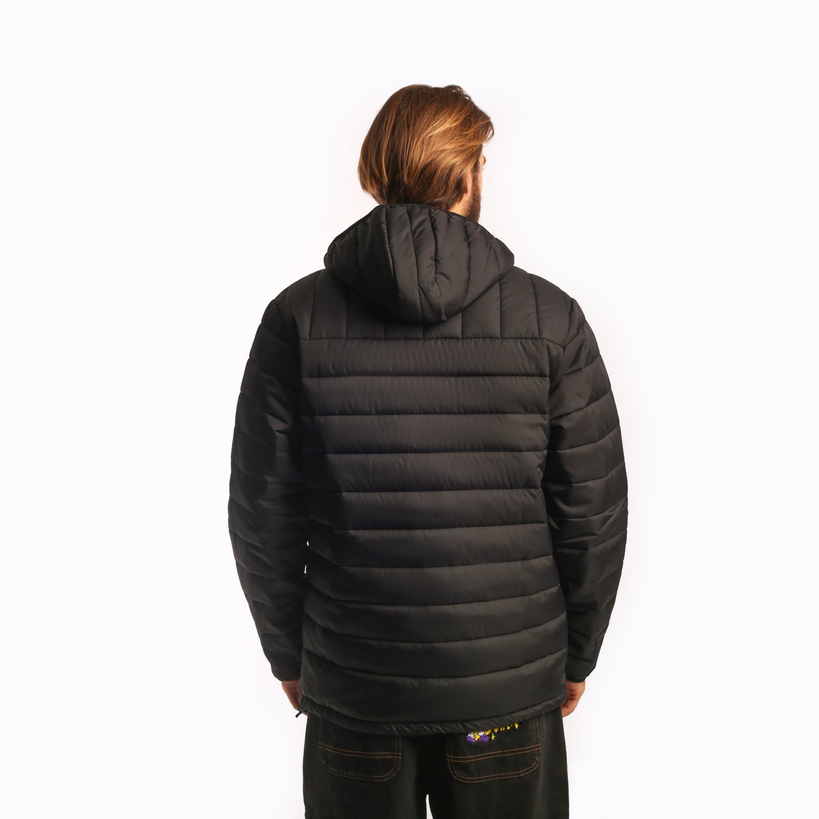 Мужская мужская куртка Butter Goods Butter Goods Anorak Puffer Jacket Black (Jacket Black) (JACKET BLACK)  - цена, описание, фото 2