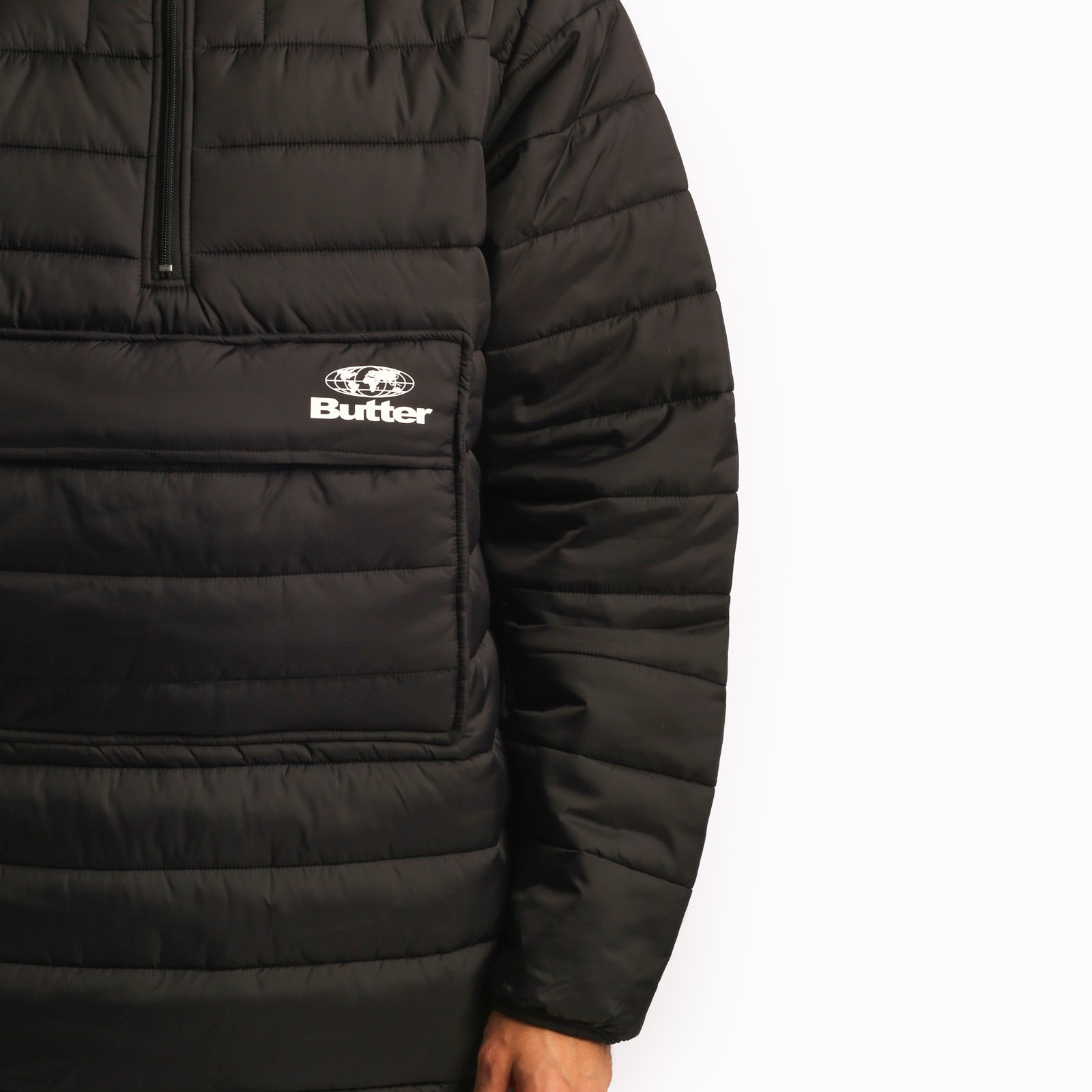 Мужская мужская куртка Butter Goods Butter Goods Anorak Puffer Jacket Black (Jacket Black) (JACKET BLACK)  - цена, описание, фото 4