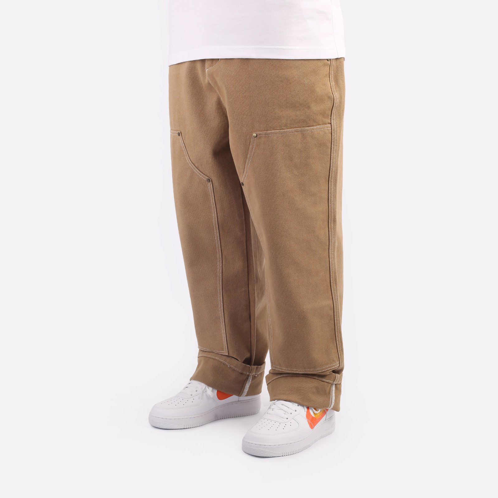 Мужские мужские брюки Butter Goods Butter Goods Double Knee Pants Washed Brown (Pants Washed Brown) (PANTS WASHED BROWN)  - цена, описание, фото 3