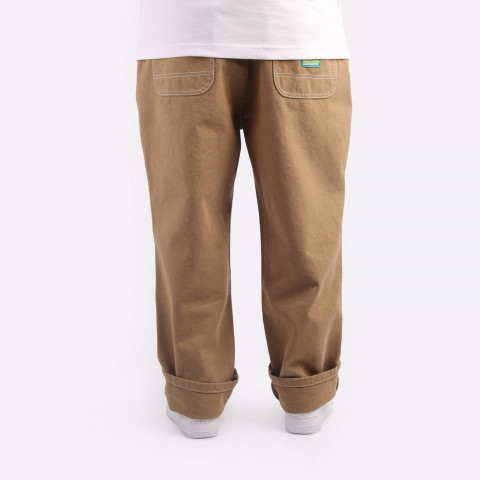 мужские мужские брюки Butter Goods Butter Goods Double Knee Pants Washed Brown (Pants Washed Brown) – фото для каталога