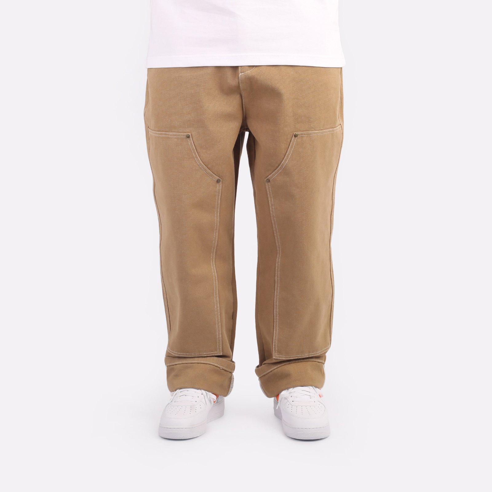 Мужские мужские брюки Butter Goods Butter Goods Double Knee Pants Washed Brown (Pants Washed Brown) (PANTS WASHED BROWN)  - цена, описание, фото 1