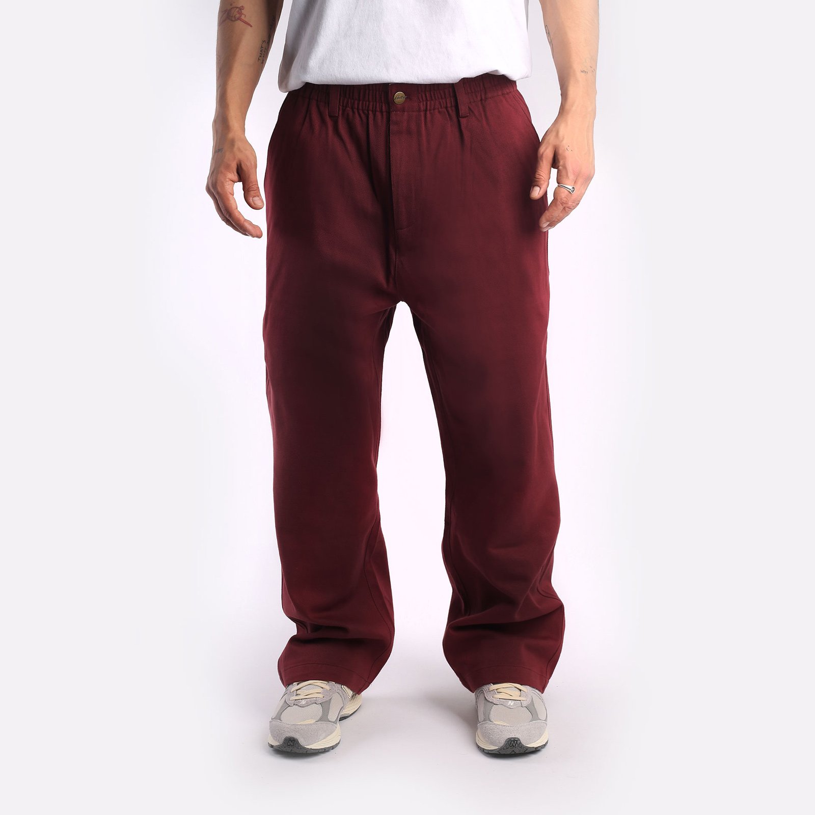 Мужские мужские брюки Butter Goods Butter Goods Wide Leg Pants (Wide Leg Pants Brick) (WIDE LEG PANTS BRICK)  - цена, описание, фото 1