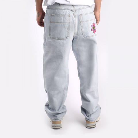 мужские мужские джинсы Butter Goods Butter Goods Flower Denim Jeans (Flower Denim-lht blue) – фото для каталога