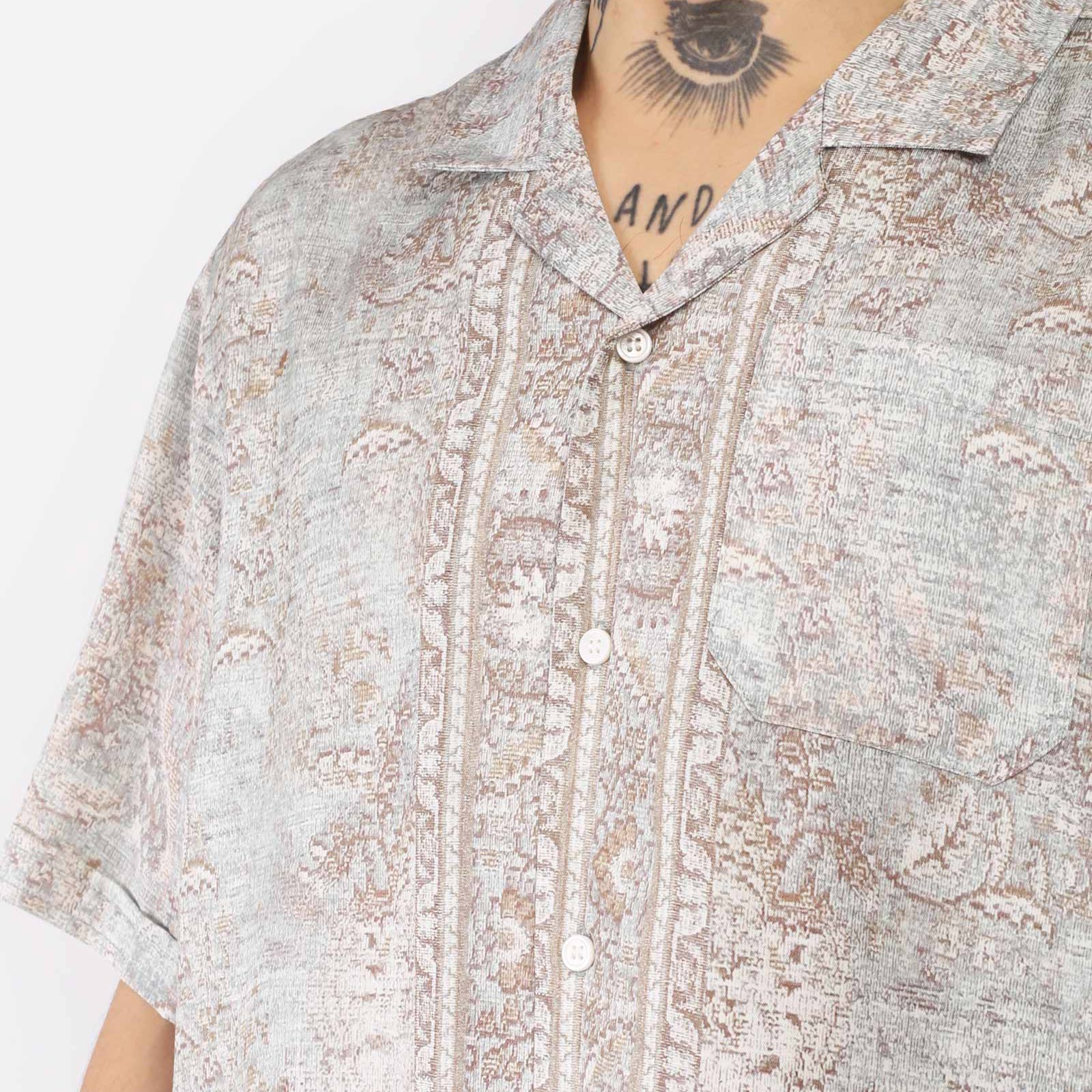 Мужская рубашка Stampd Rug Camp Collar Buttondown (SLA-M3315BD-RPO)  - цена, описание, фото 4