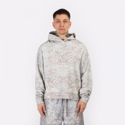 мужская толстовка Stampd Rug Cropped Hoodie  
