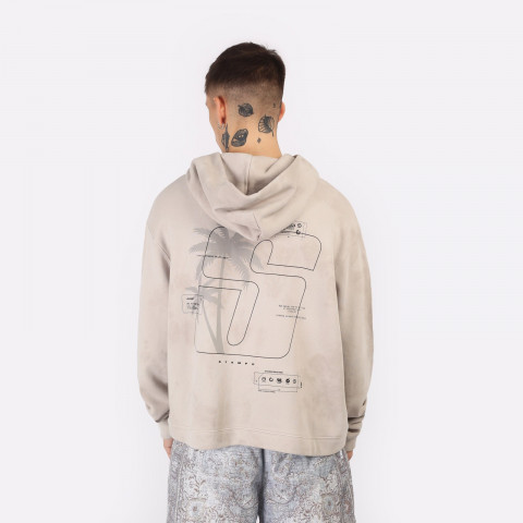 мужская толстовка Stampd S24 Transit Tie Dye Cropped Hoodie – фото для каталога