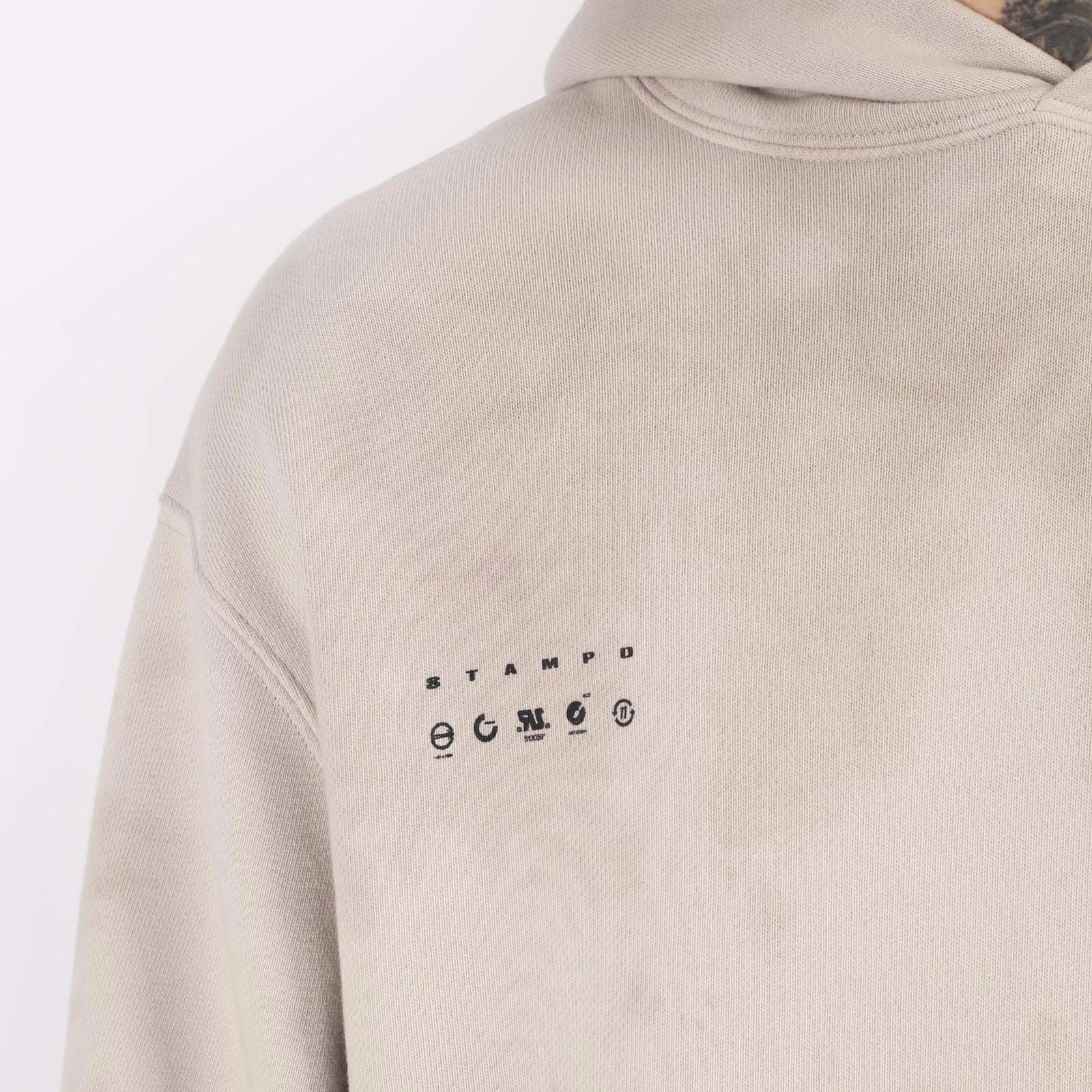 Мужская толстовка Stampd S24 Transit Tie Dye Cropped Hoodie (SLA-M3333HD-STD)  - цена, описание, фото 4