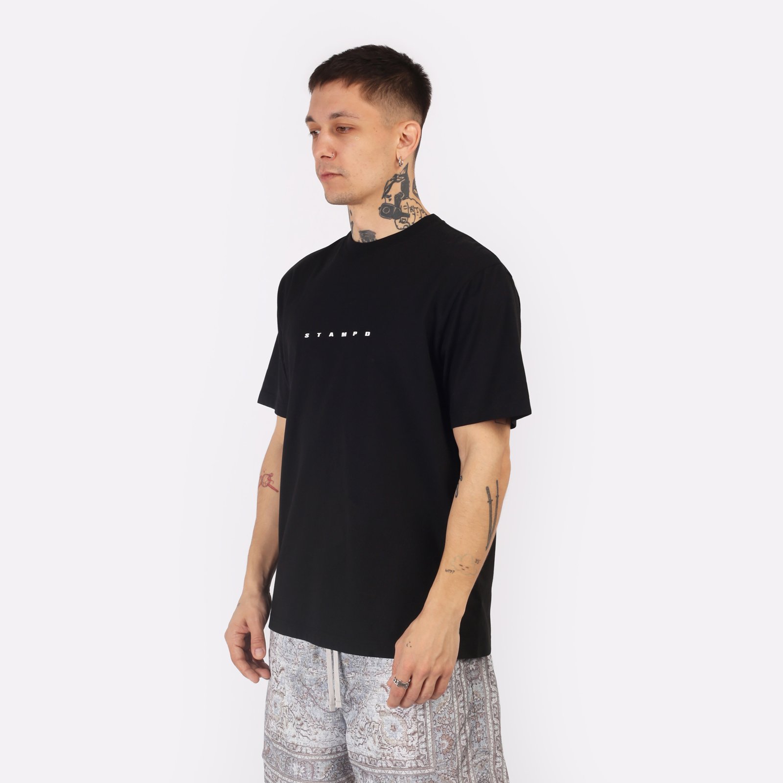 мужская футболка Stampd Strike Logo Perfect Tee  (SLA-M3047TE-BLK)  - цена, описание, фото 3