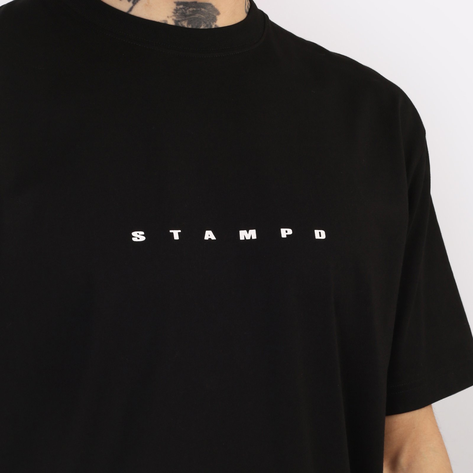 мужская черная футболка Stampd Strike Logo Perfect Tee SLA-M3047TE-BLK - цена, описание, фото 4