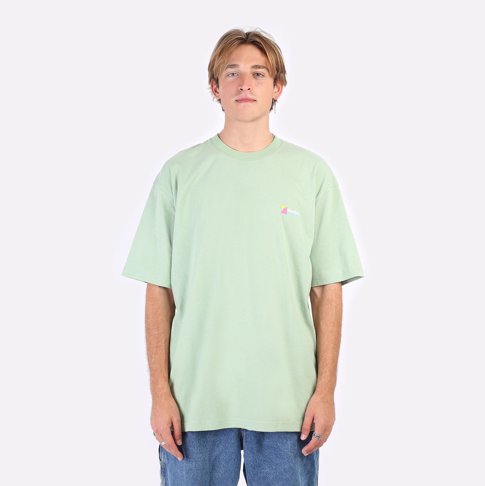 Мужская мужская футболка Butter Goods Butter Goods Equipment Tee (EQUIPMENT-vine) (EQUIPMENT-VINE)  - цена, описание, фото 1