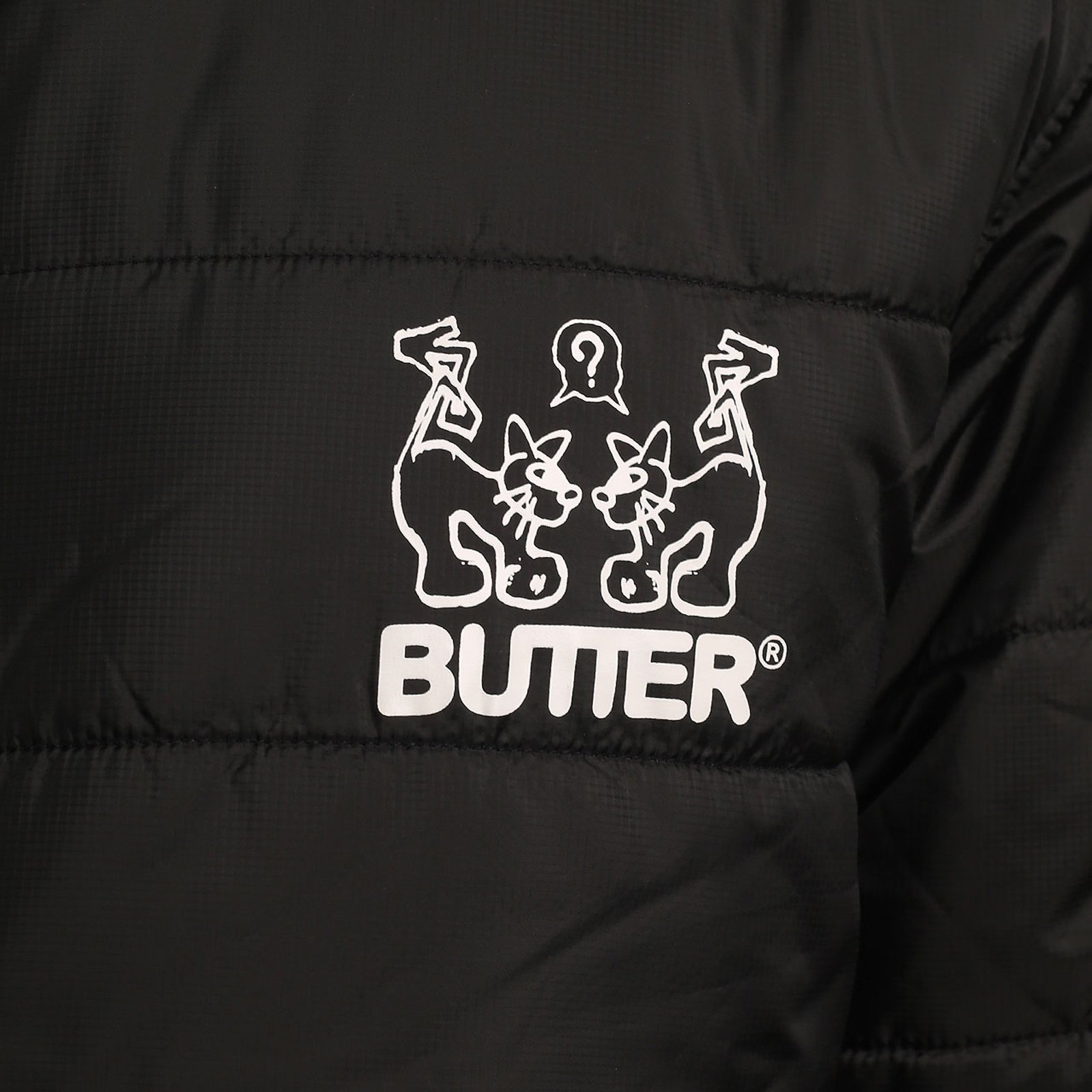 Мужская мужская куртка Butter Goods Butter Goods Jun Reversible Puffer Jacket (Jun Reversible-blk/blk) (JUN REVERSIBLE-BLK/BLK)  - цена, описание, фото 6