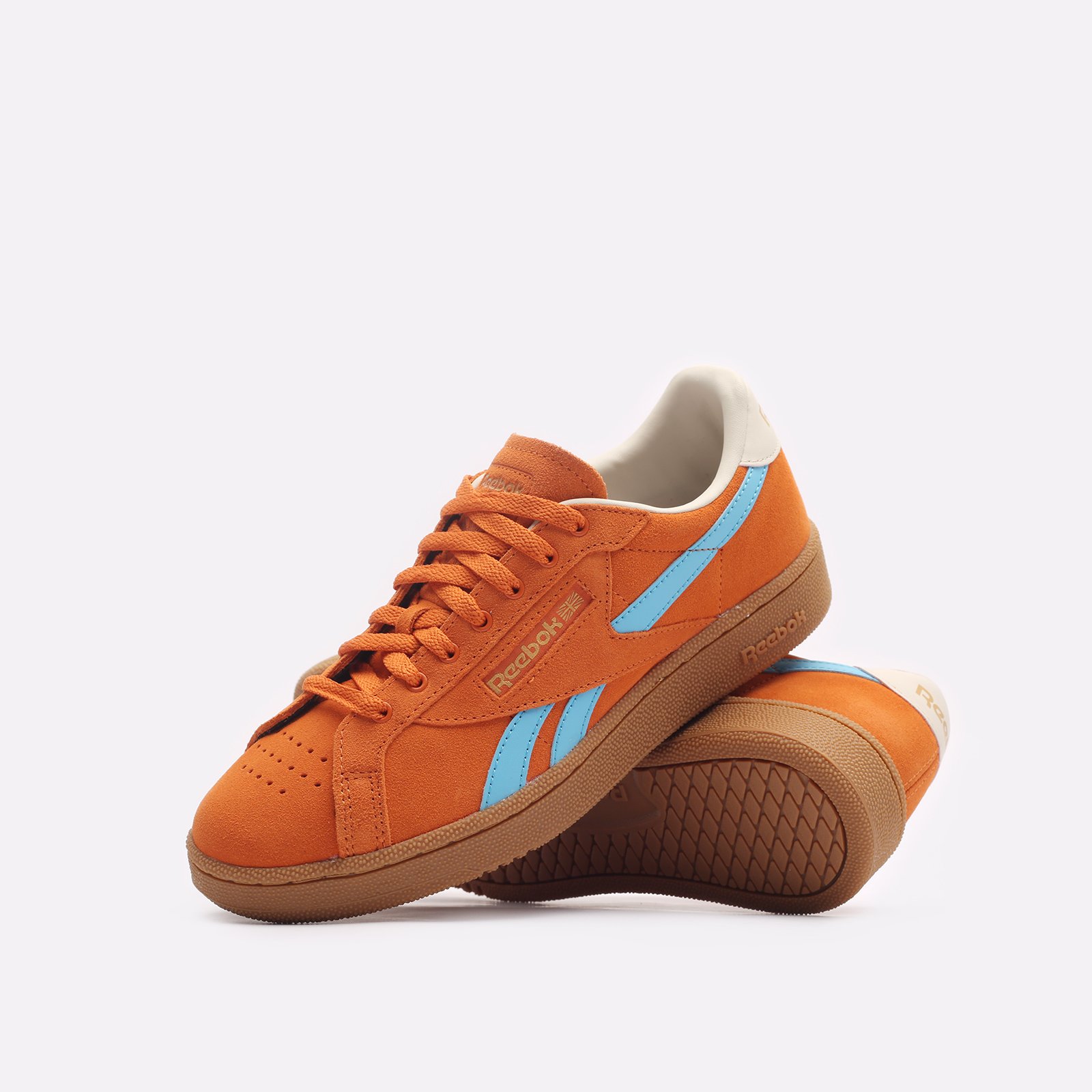 мужские оранжевые кроссовки Reebok Club C Grounds UK 100074846 - цена, описание, фото 2