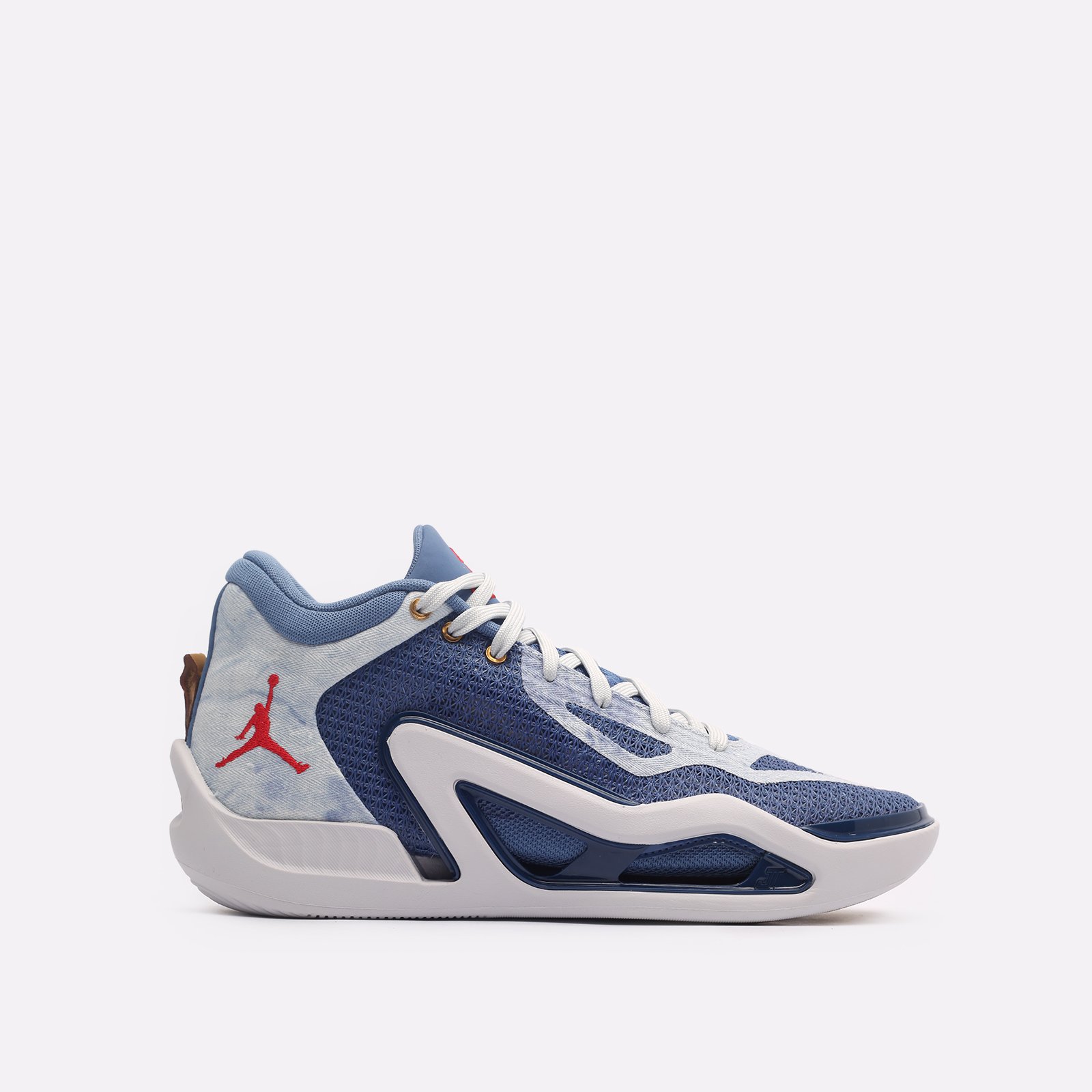 мужские синие баскетбольные кроссовки Jordan Tatum 1 PF DZ3321-400 - цена, описание, фото 1