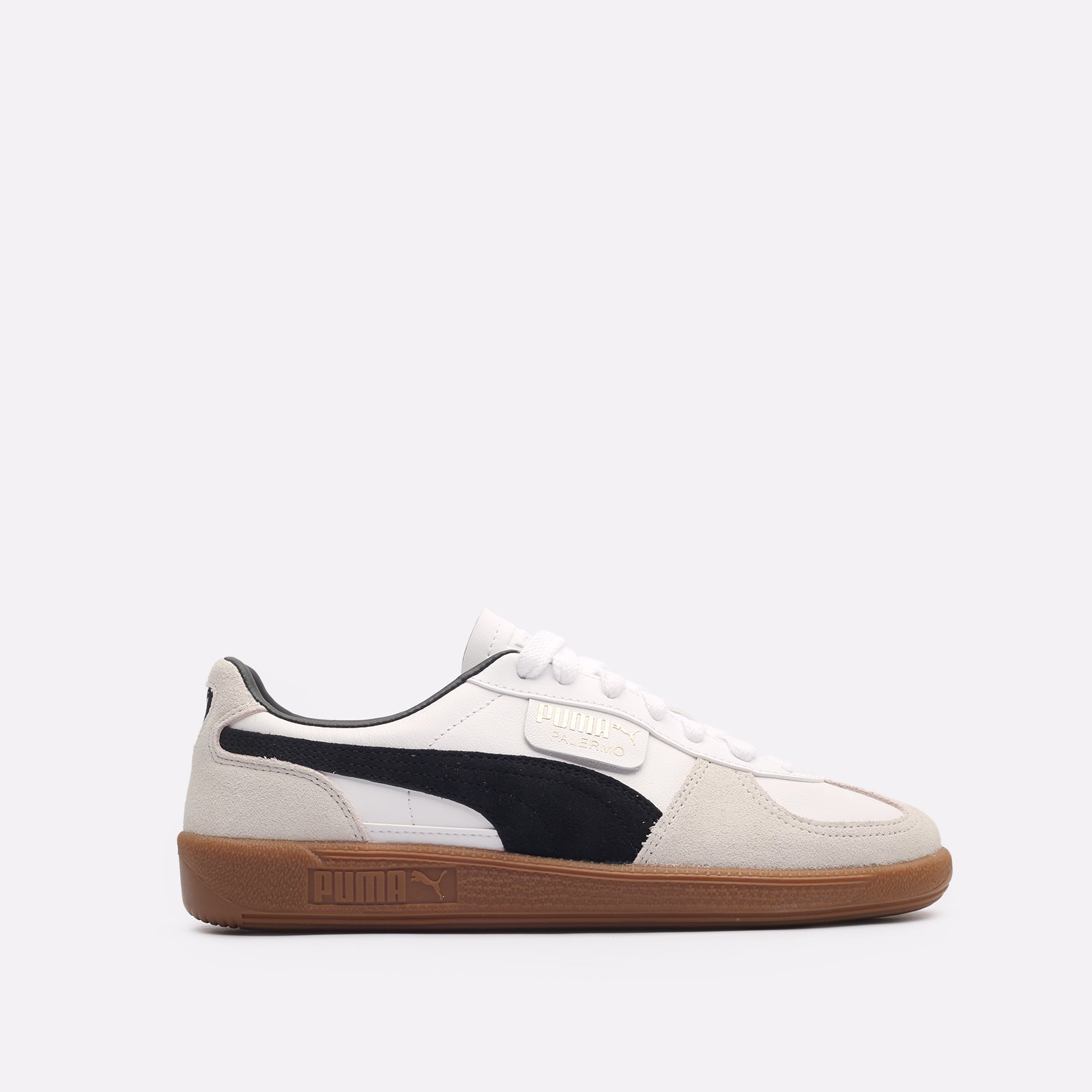 мужские белые кроссовки PUMA Palermo Lth 39646401 - цена, описание, фото 1