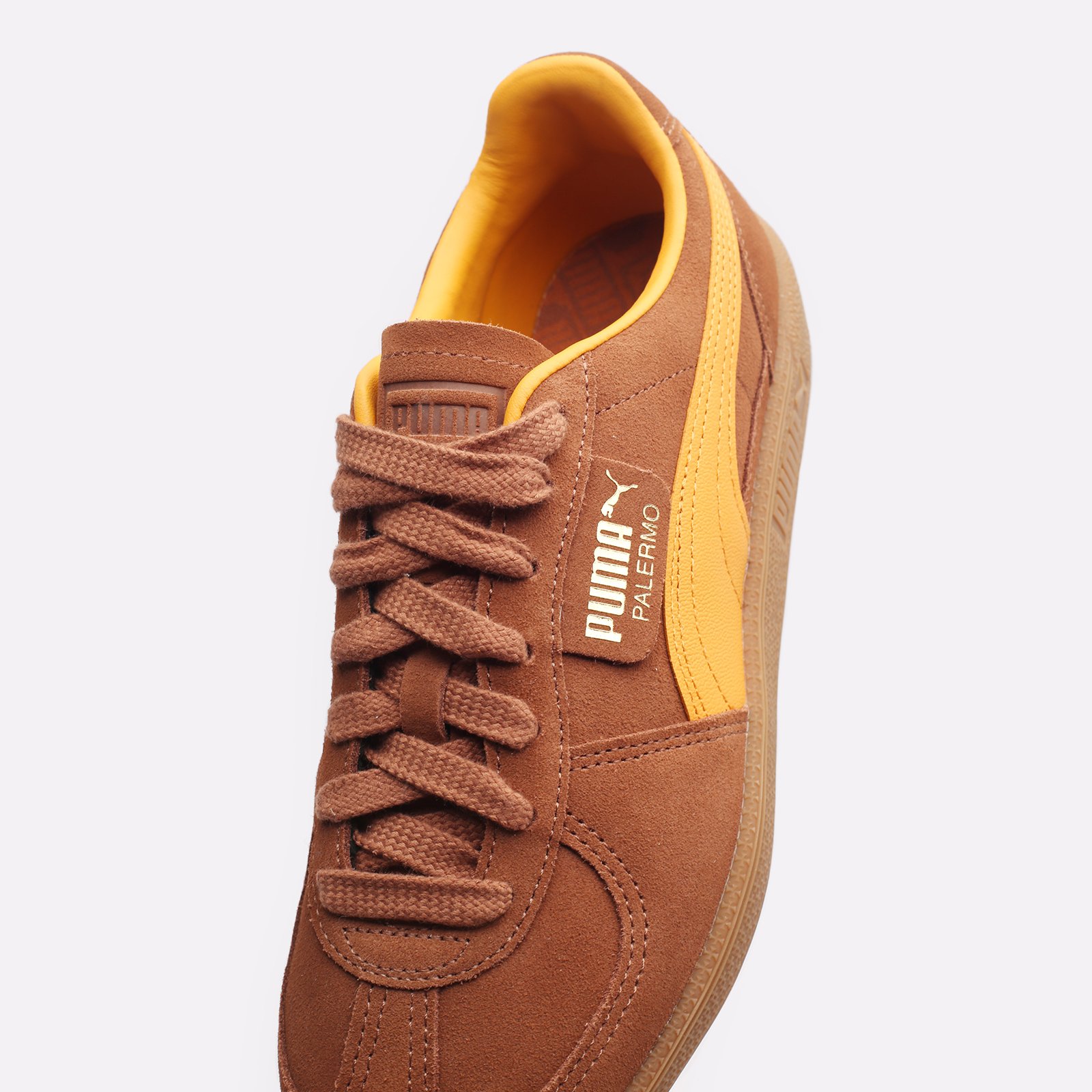 мужские коричневые кроссовки PUMA Palermo 39646303 - цена, описание, фото 7