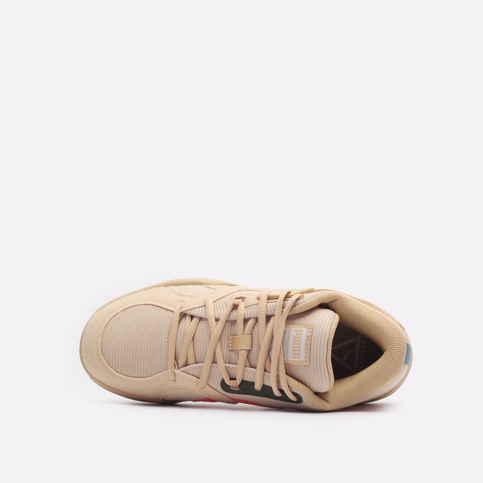 мужские бежевые баскетбольные кроссовки PUMA TRC Blaze Court Corduroy 37908801 - цена, описание, фото 6