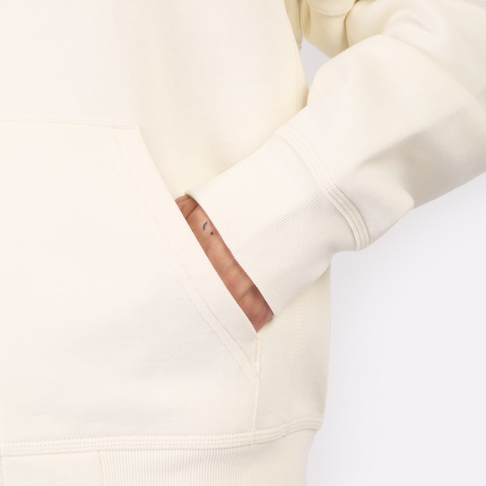 Мужская толстовка Carhartt WIP Hooded American Script Jacket (I033063-wax)  - цена, описание, фото 5