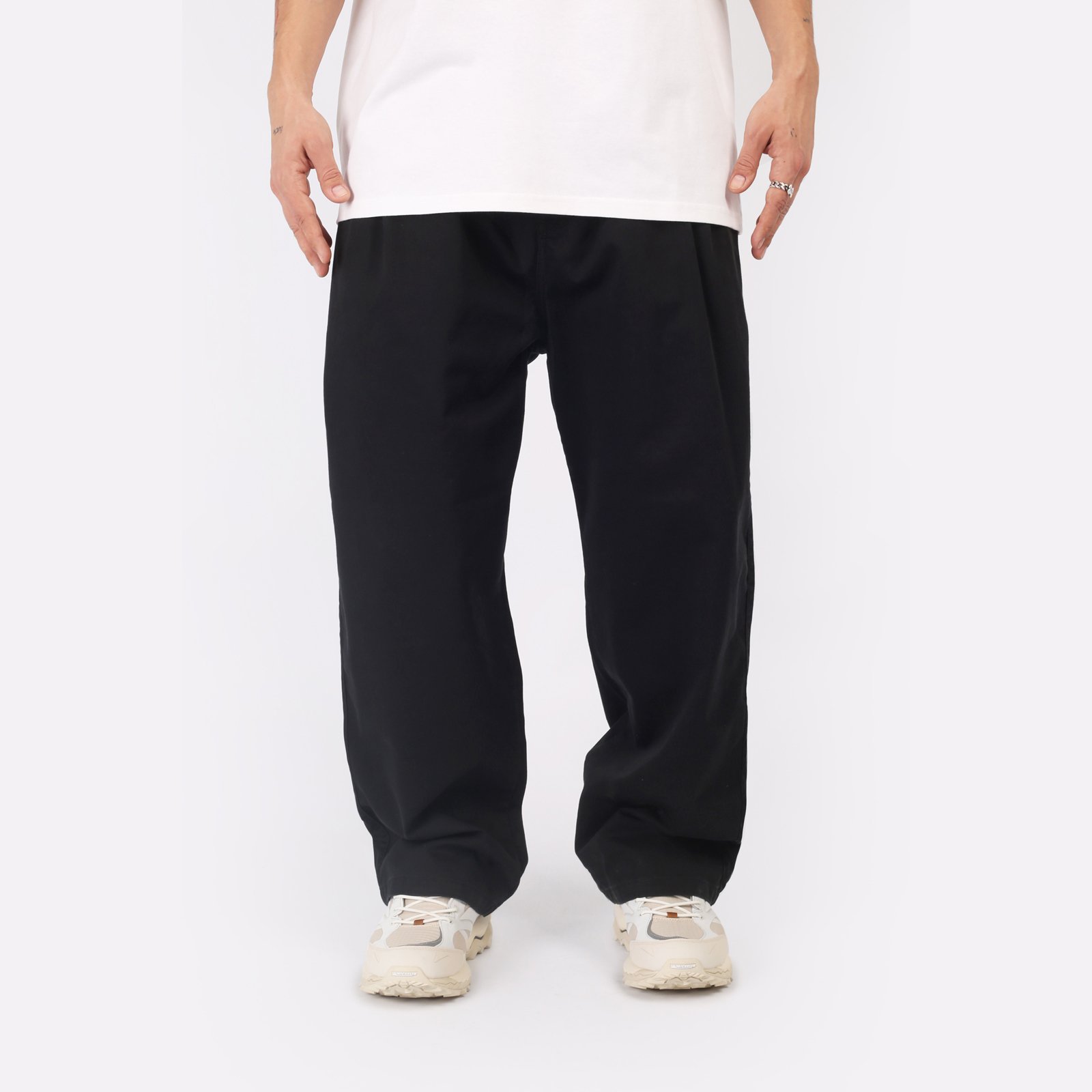 мужские черные брюки Carhartt WIP Marv Pant I033129-black - цена, описание, фото 1