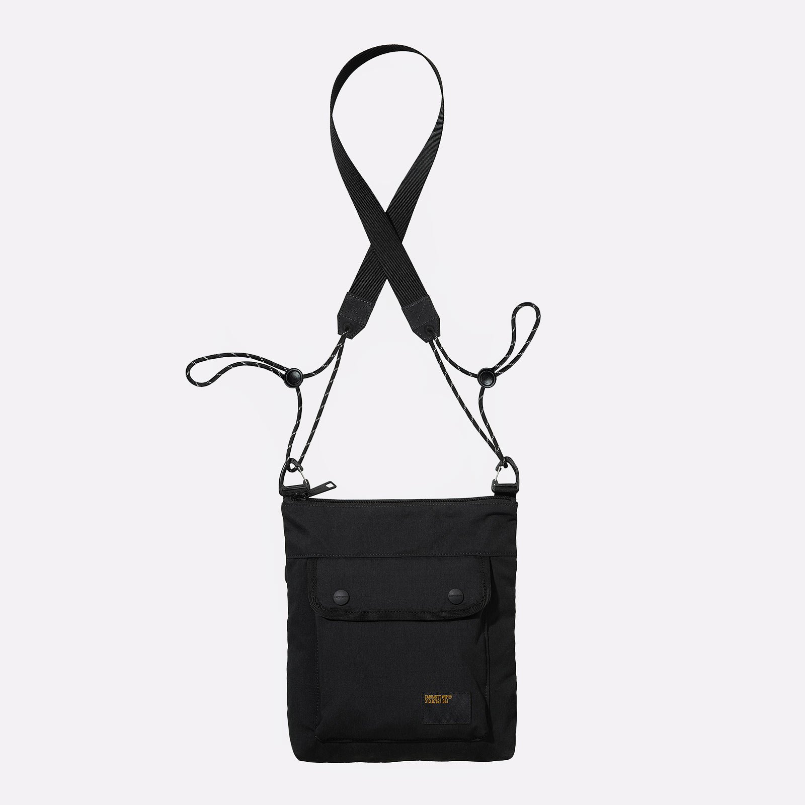  черная сумка Carhartt WIP Haste Strap Bag I032191-black - цена, описание, фото 1
