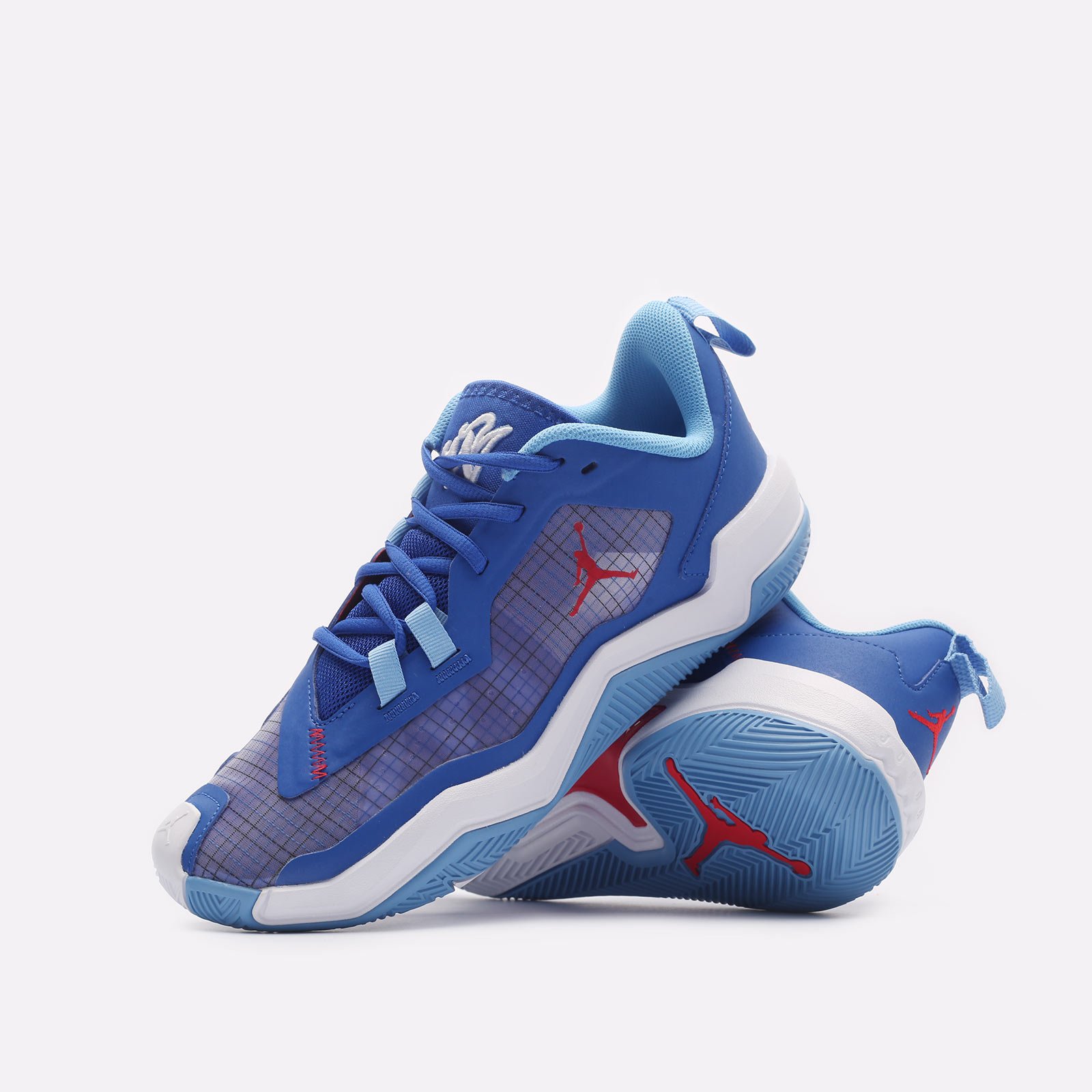 мужские синие баскетбольные кроссовки Jordan One Take 4 DO7193-400 - цена, описание, фото 2