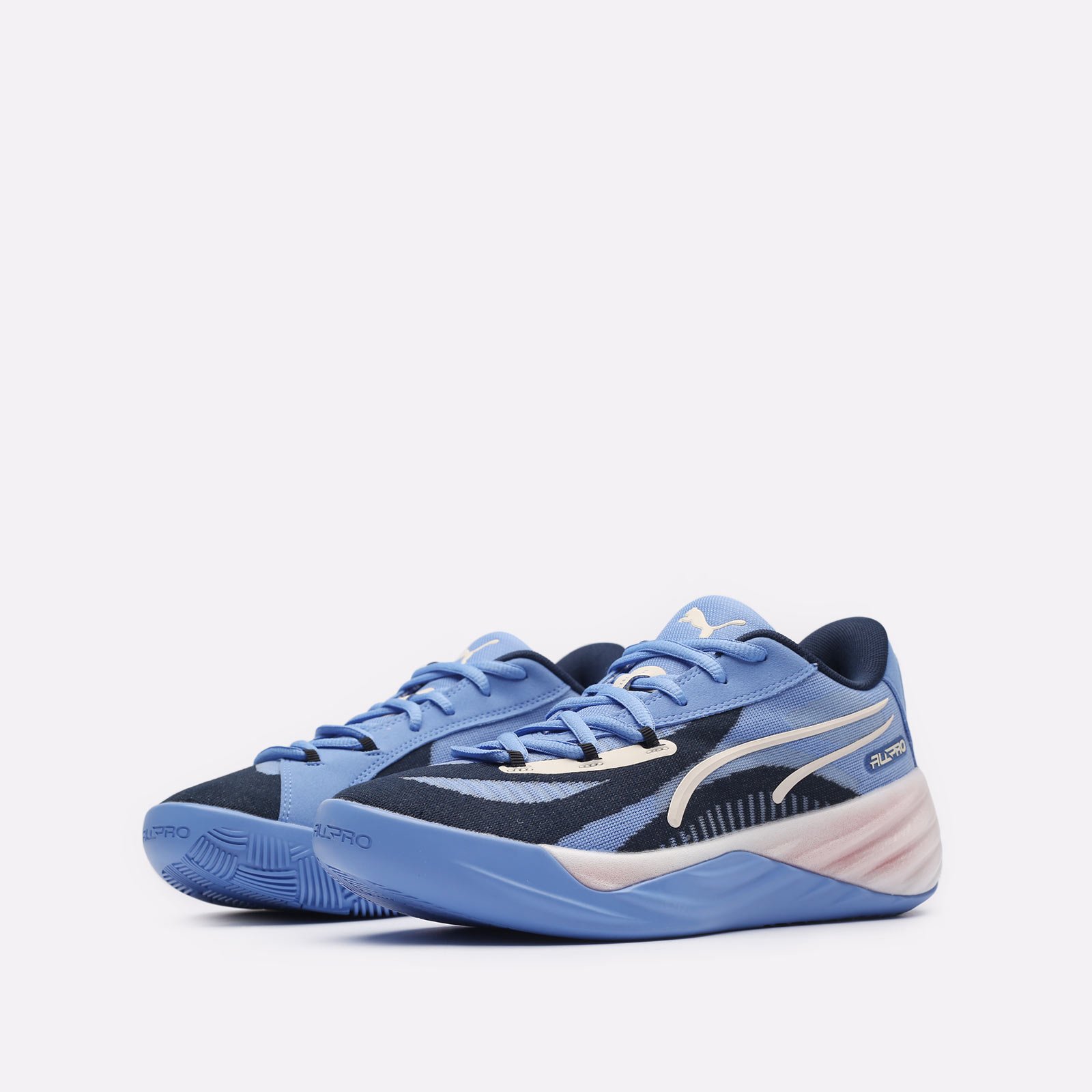 мужские синие баскетбольные кроссовки PUMA All-Pro NITRO 30968801 - цена, описание, фото 4