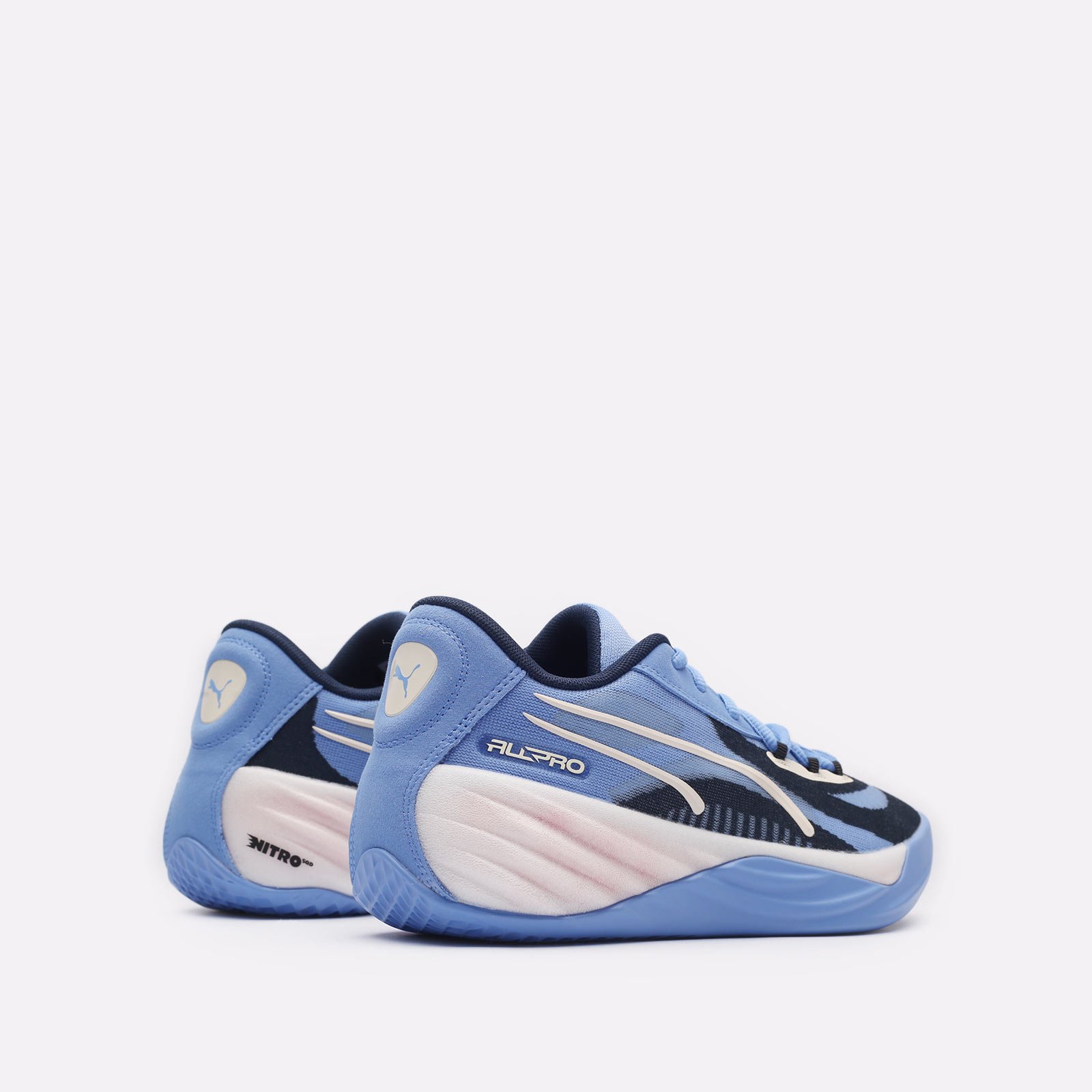 мужские синие баскетбольные кроссовки PUMA All-Pro NITRO 30968801 - цена, описание, фото 3