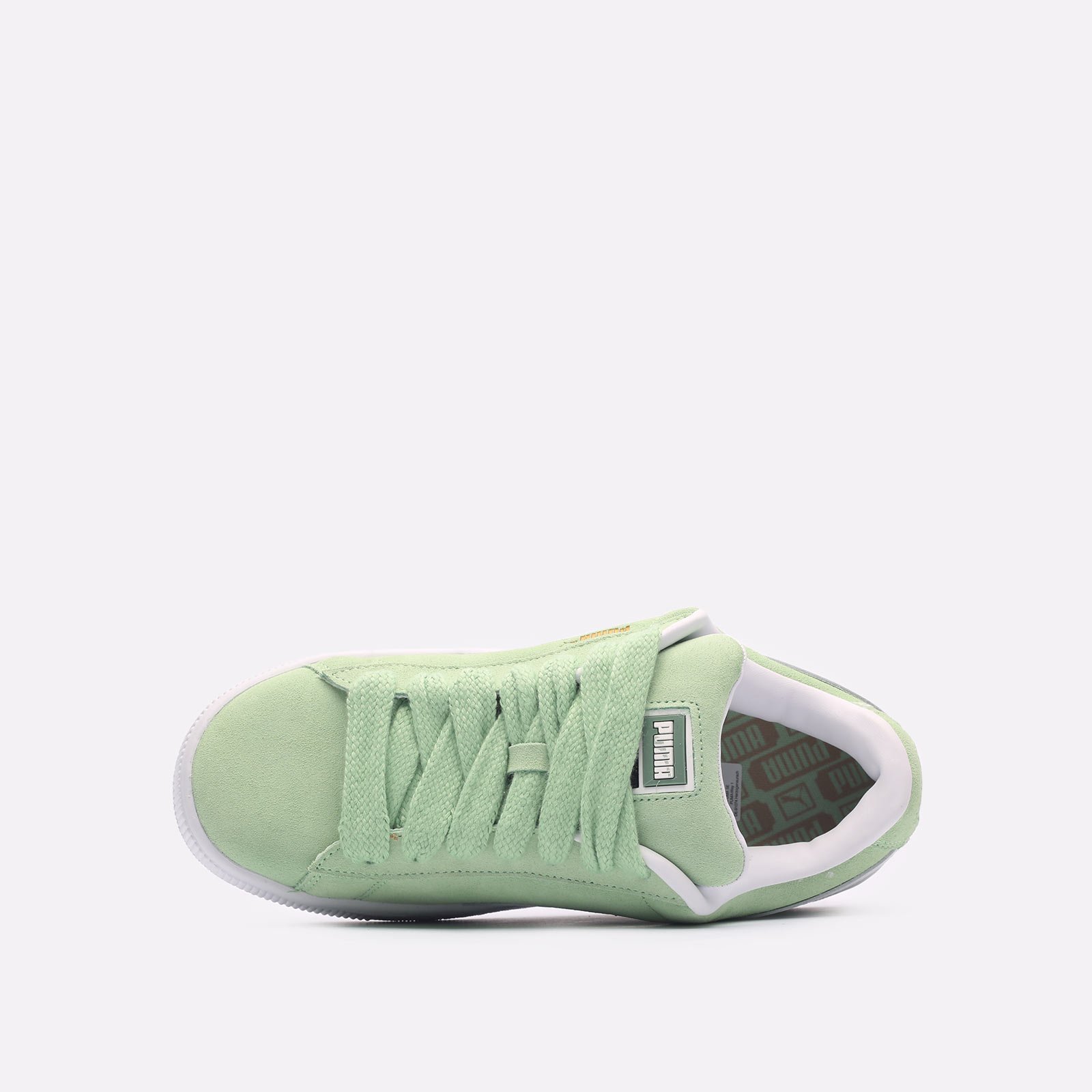 мужские зеленые кроссовки PUMA Suede XL 39520507 - цена, описание, фото 6
