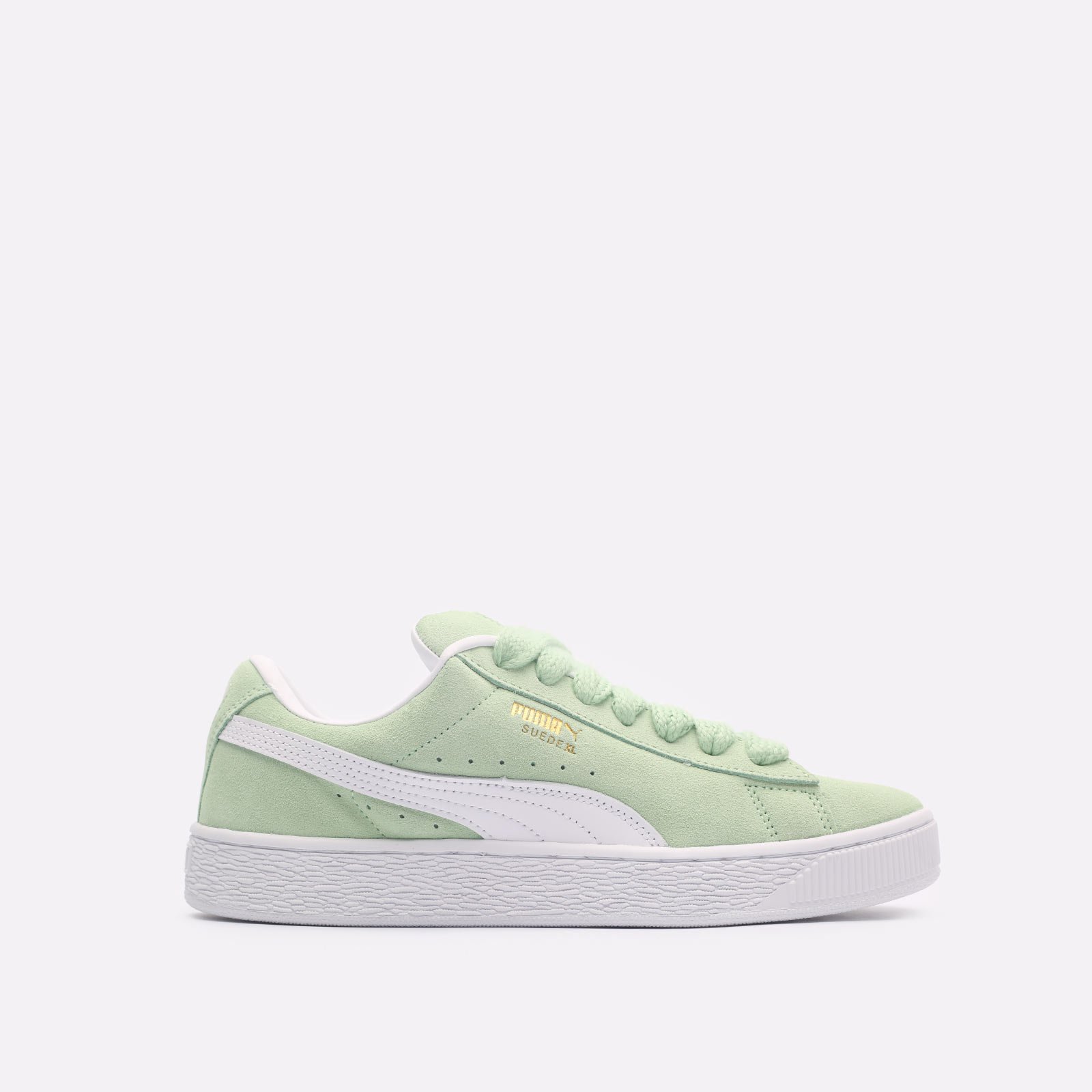 мужские зеленые кроссовки PUMA Suede XL 39520507 - цена, описание, фото 1