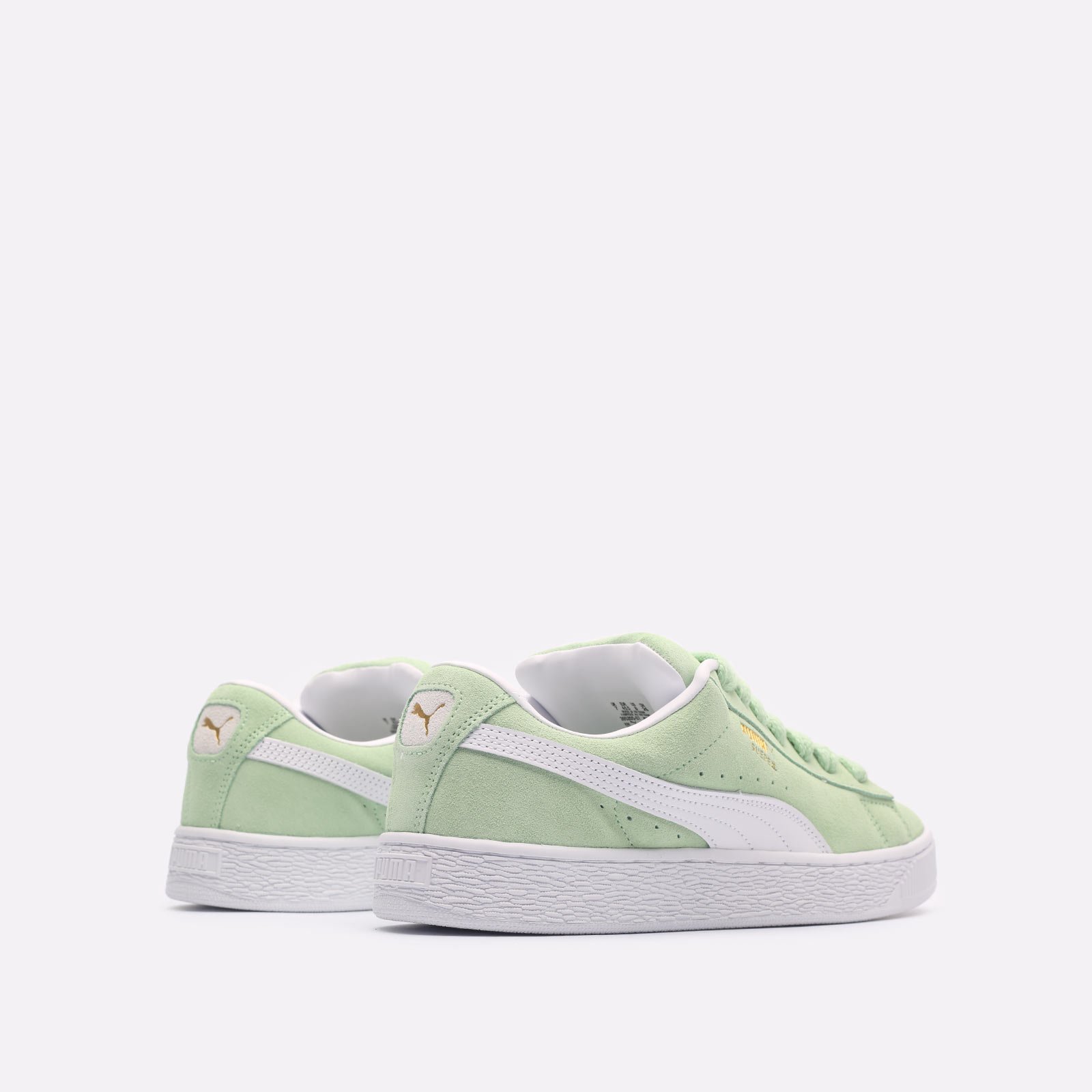 мужские зеленые кроссовки PUMA Suede XL 39520507 - цена, описание, фото 3