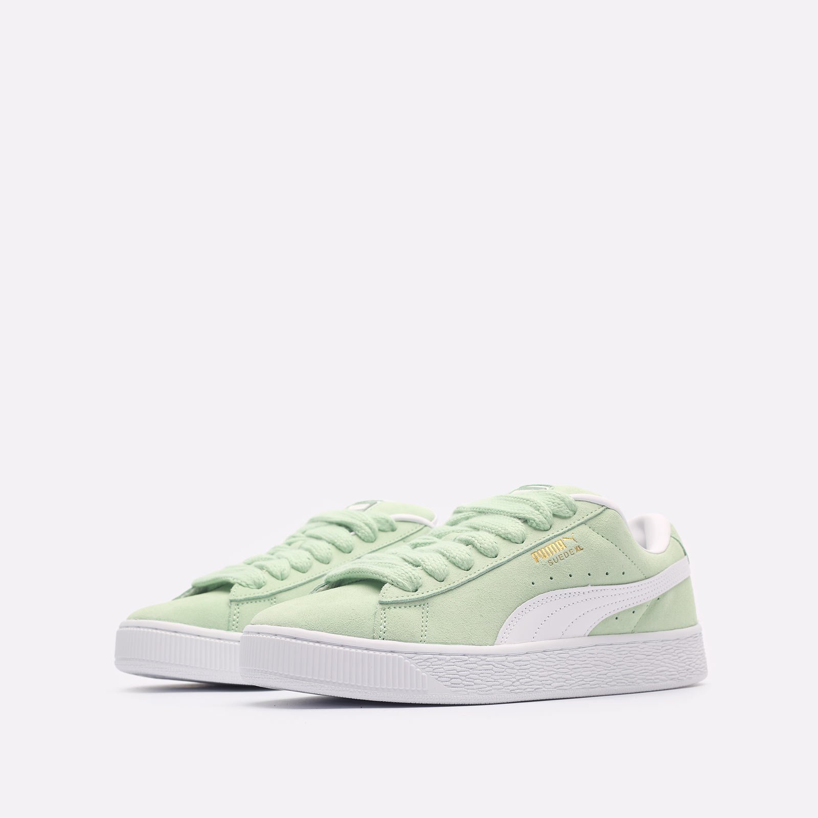 мужские зеленые кроссовки PUMA Suede XL 39520507 - цена, описание, фото 4