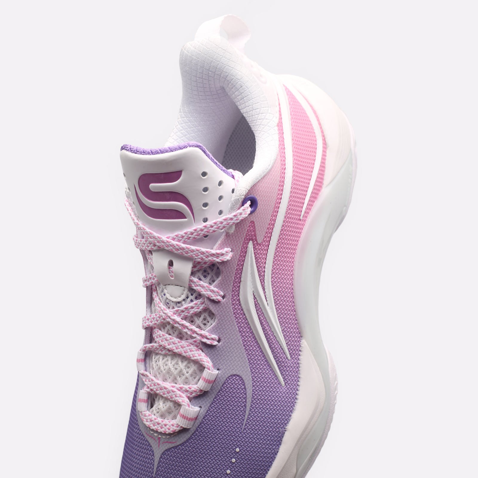 мужские фиолетовые баскетбольные кроссовки Li-Ning Shining ABPU001-1F - цена, описание, фото 7