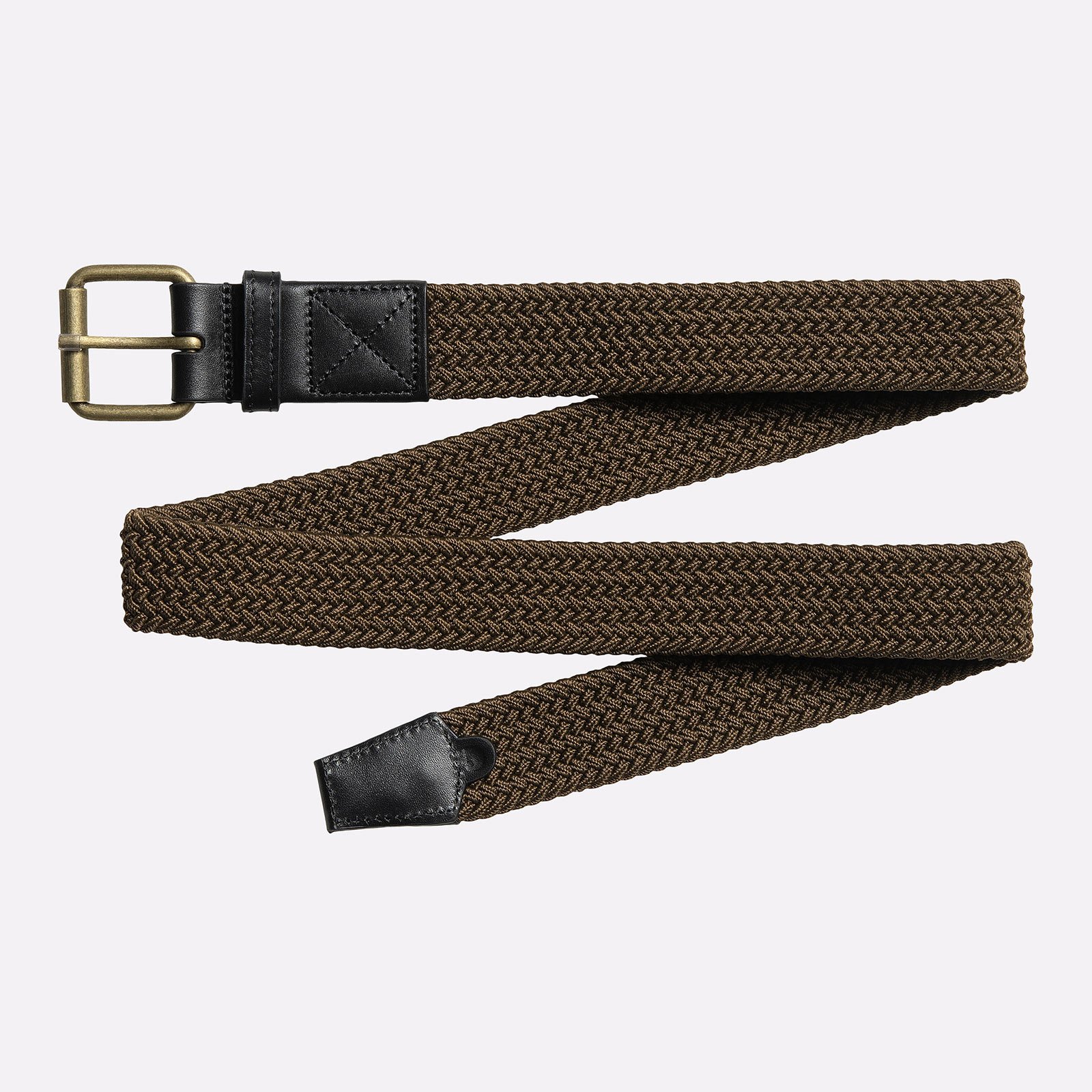  коричневый ремень Carhartt WIP Jackson Belt I015807-lumber/black - цена, описание, фото 1