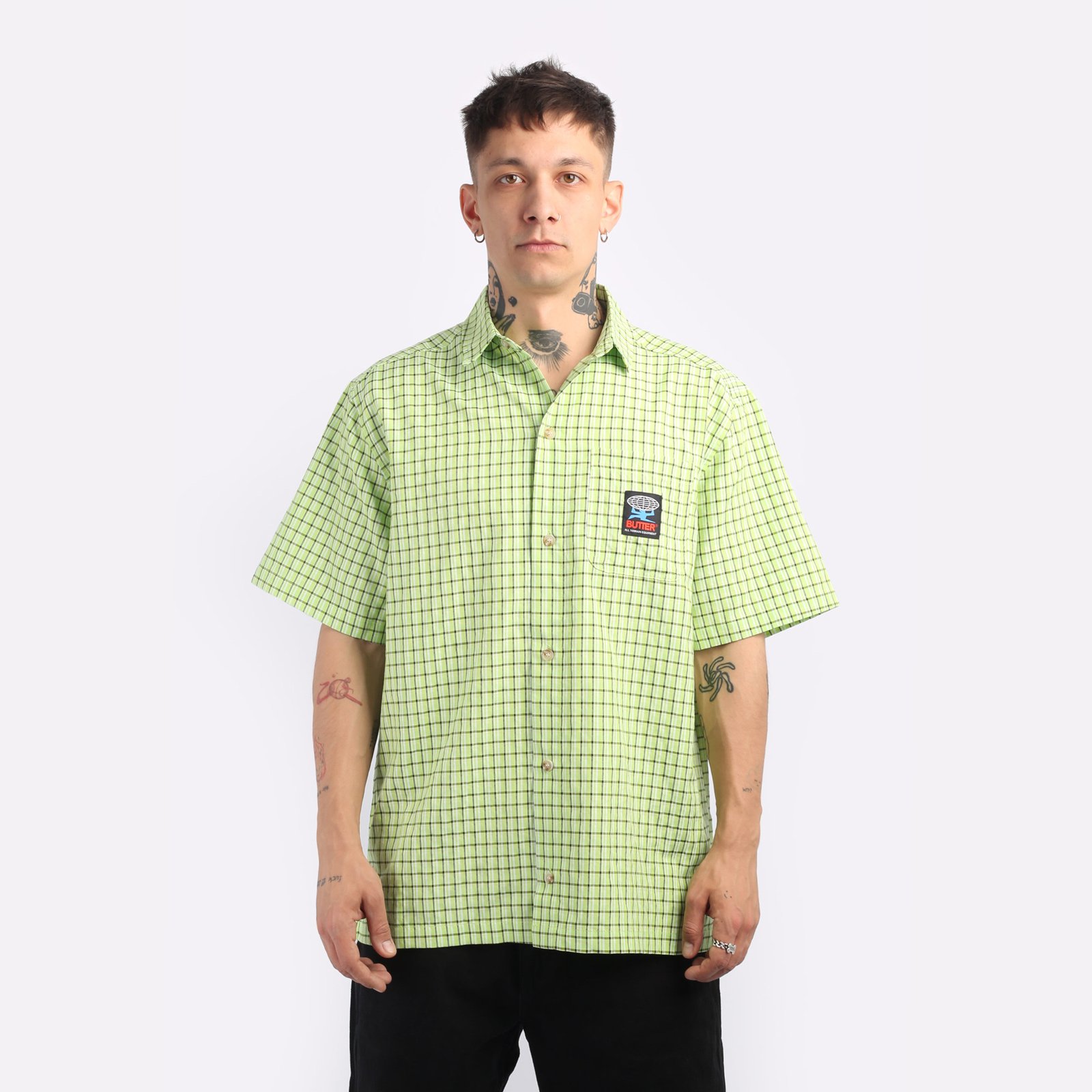 Мужская рубашка Butter Goods Terrain S/S Shirt (BGQ1242603)  - цена, описание, фото 1