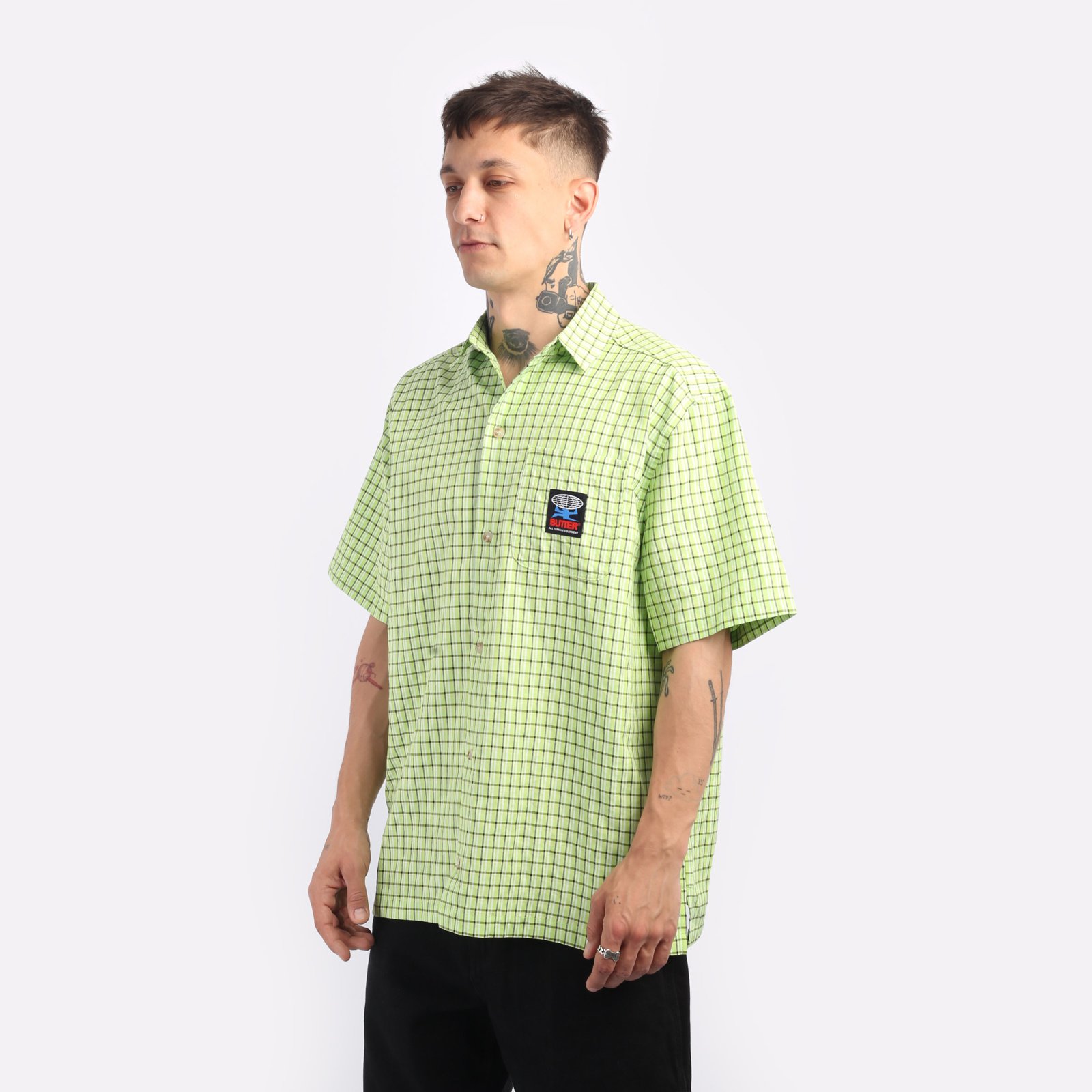 Мужская рубашка Butter Goods Terrain S/S Shirt (BGQ1242603)  - цена, описание, фото 3