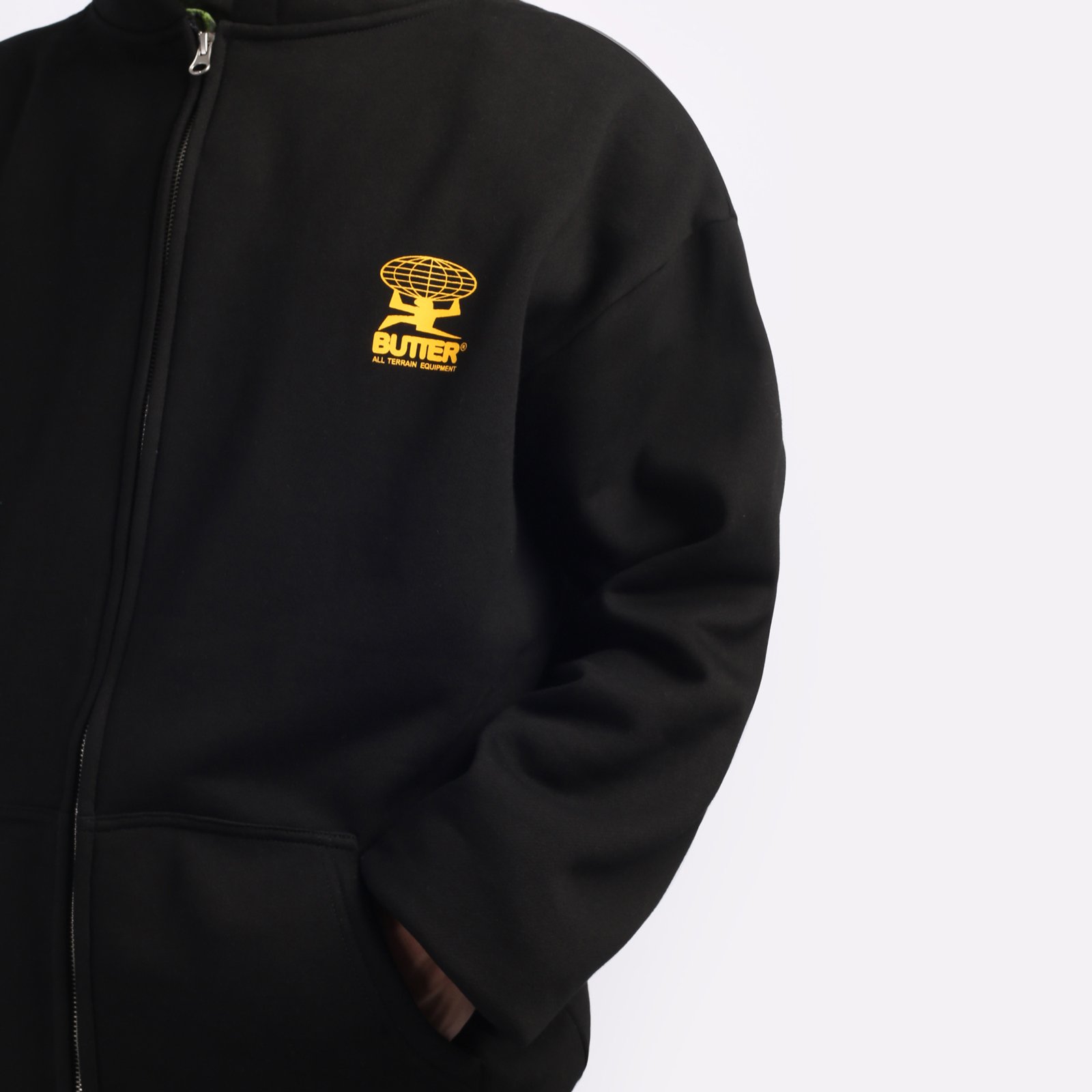 Мужская толстовка Butter Goods Terrain Zip-Thru Hood (BGQ1242103)  - цена, описание, фото 5