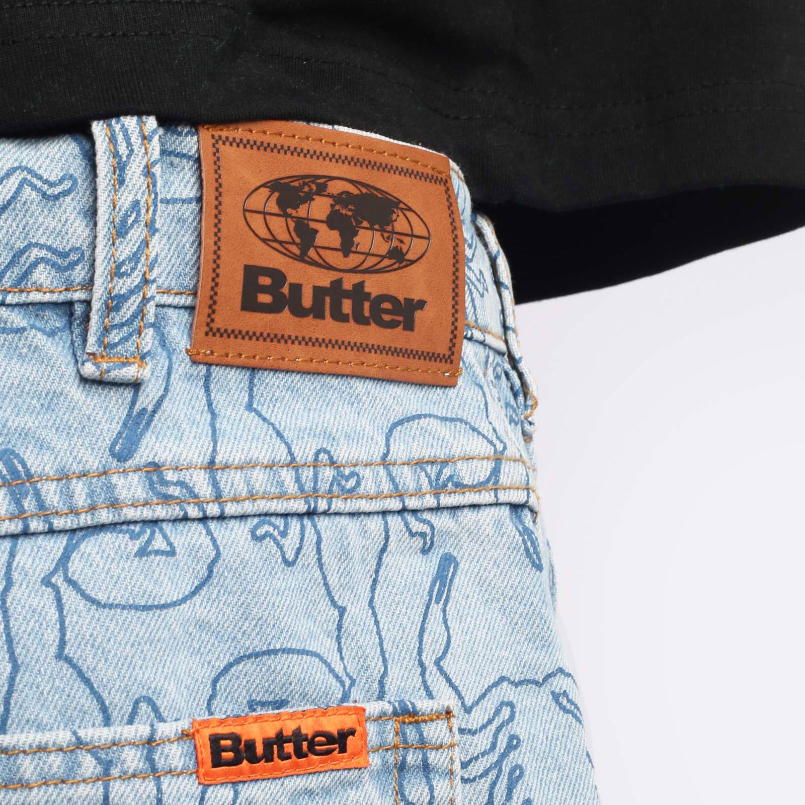 Мужские шорты Butter Goods Scorpion Denim Shorts (BGQ1245102)  - цена, описание, фото 5